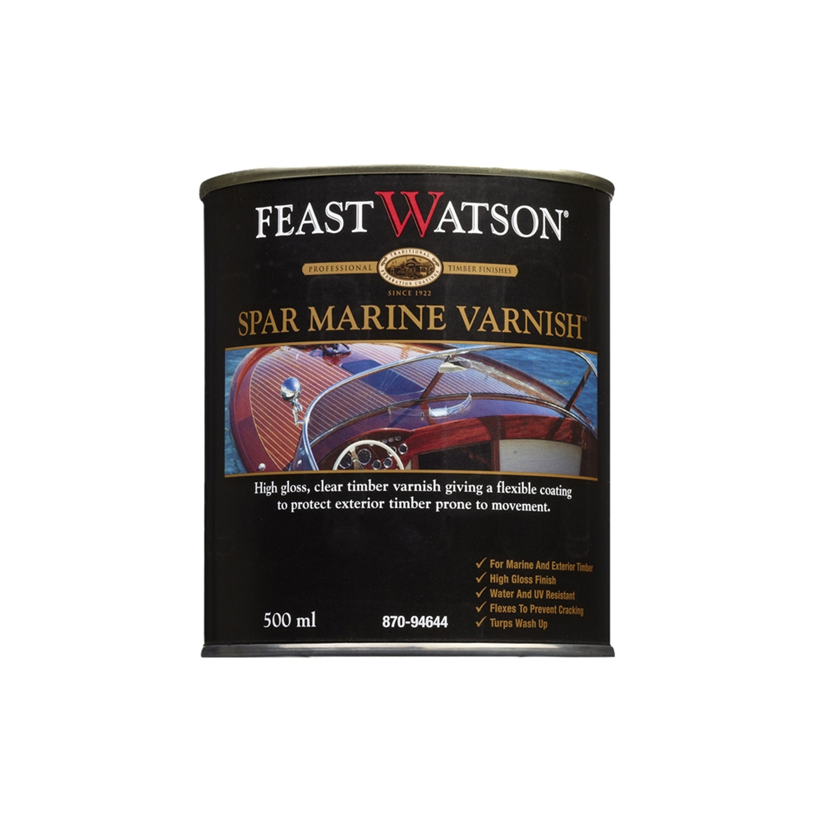 Feast Watson 500ml Spar Marine Varnish - 500ml