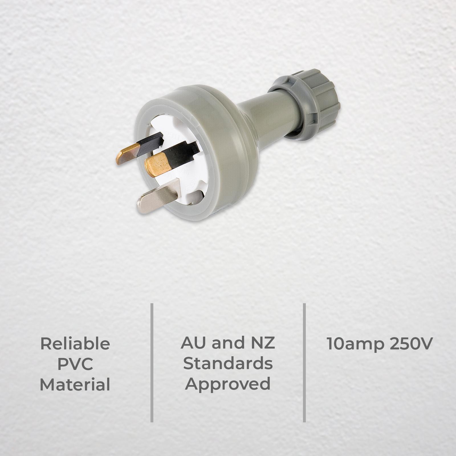 DETA 10A Grey Plug Top