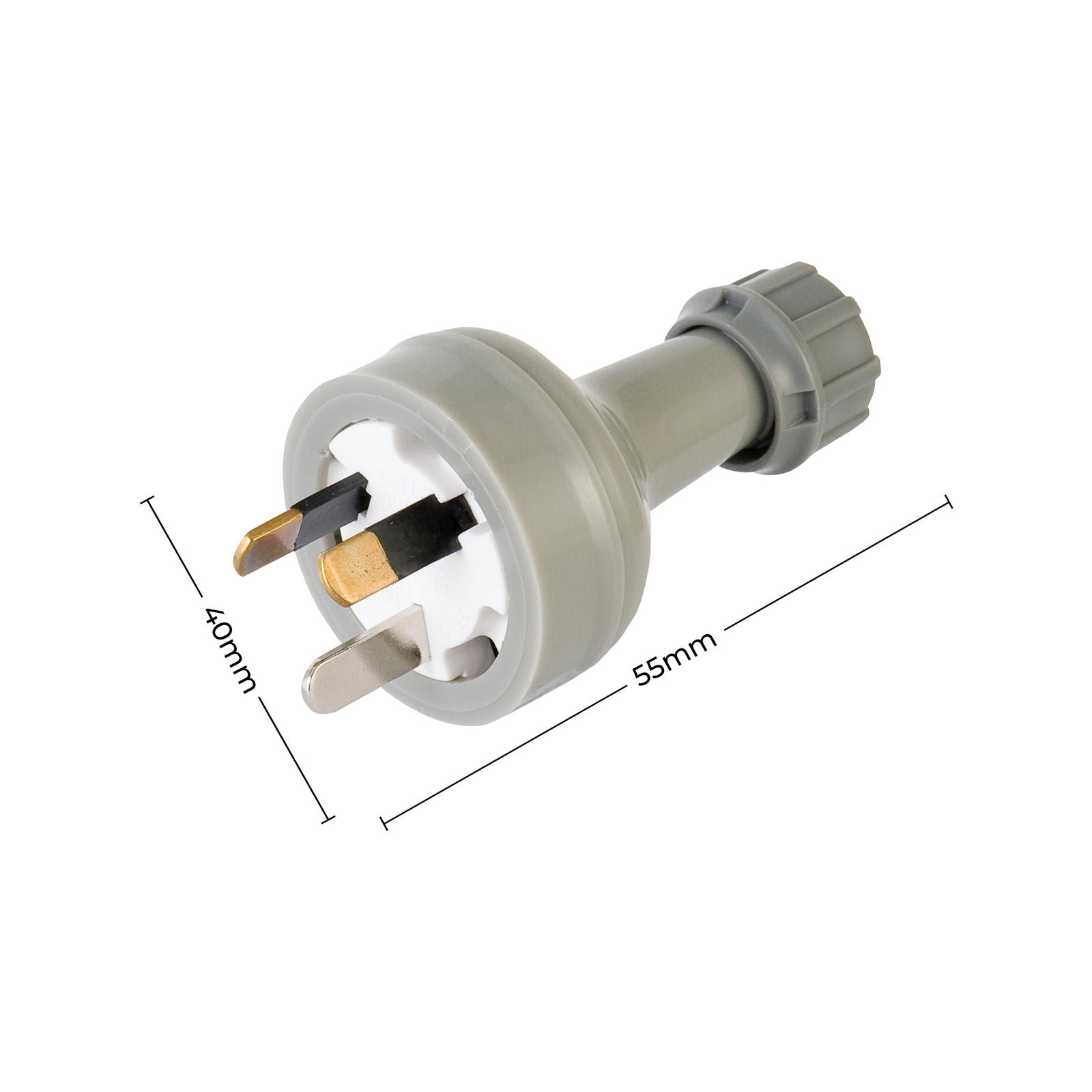 DETA 10A Grey Plug Top