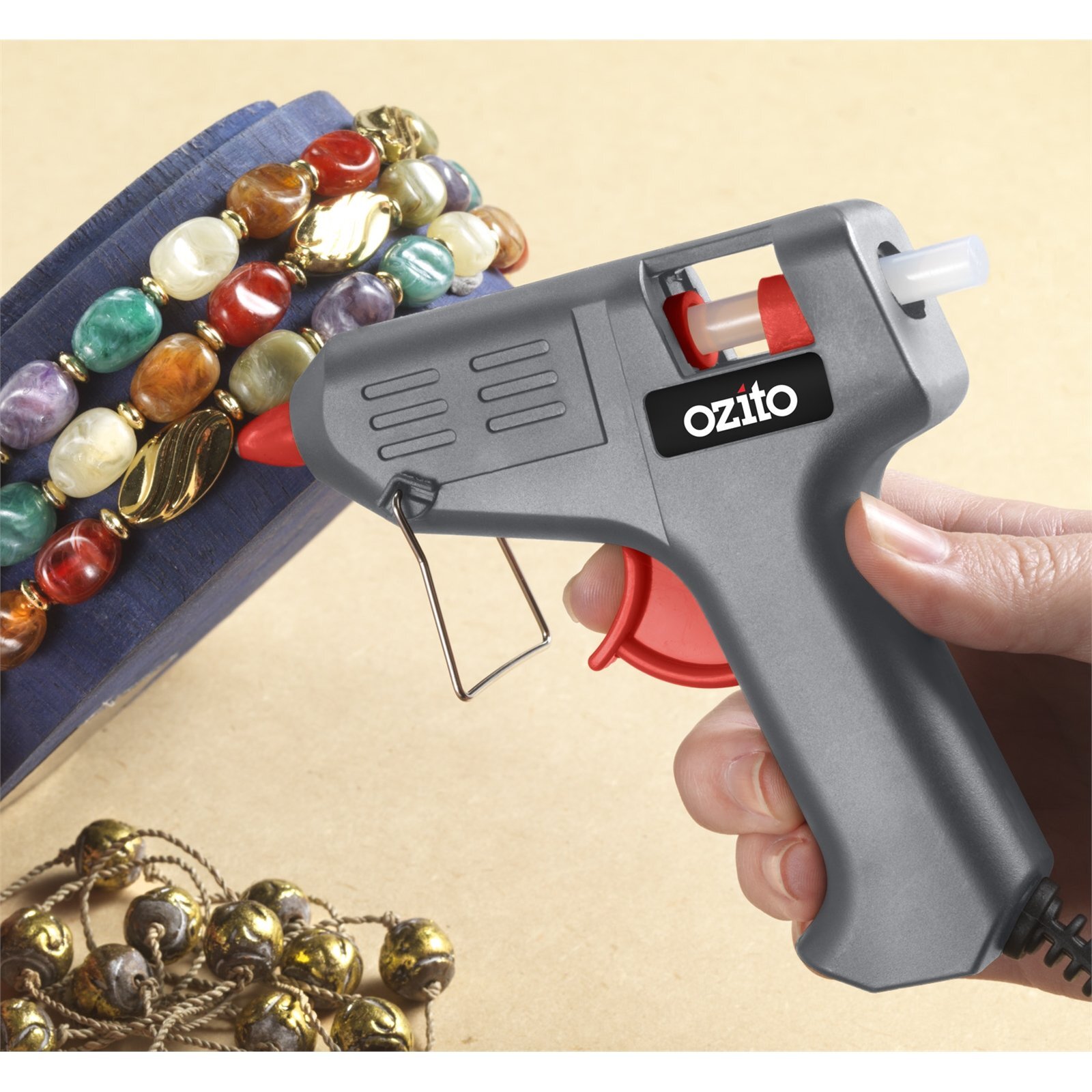 Ozito 10W Trigger Flow Glue Gun