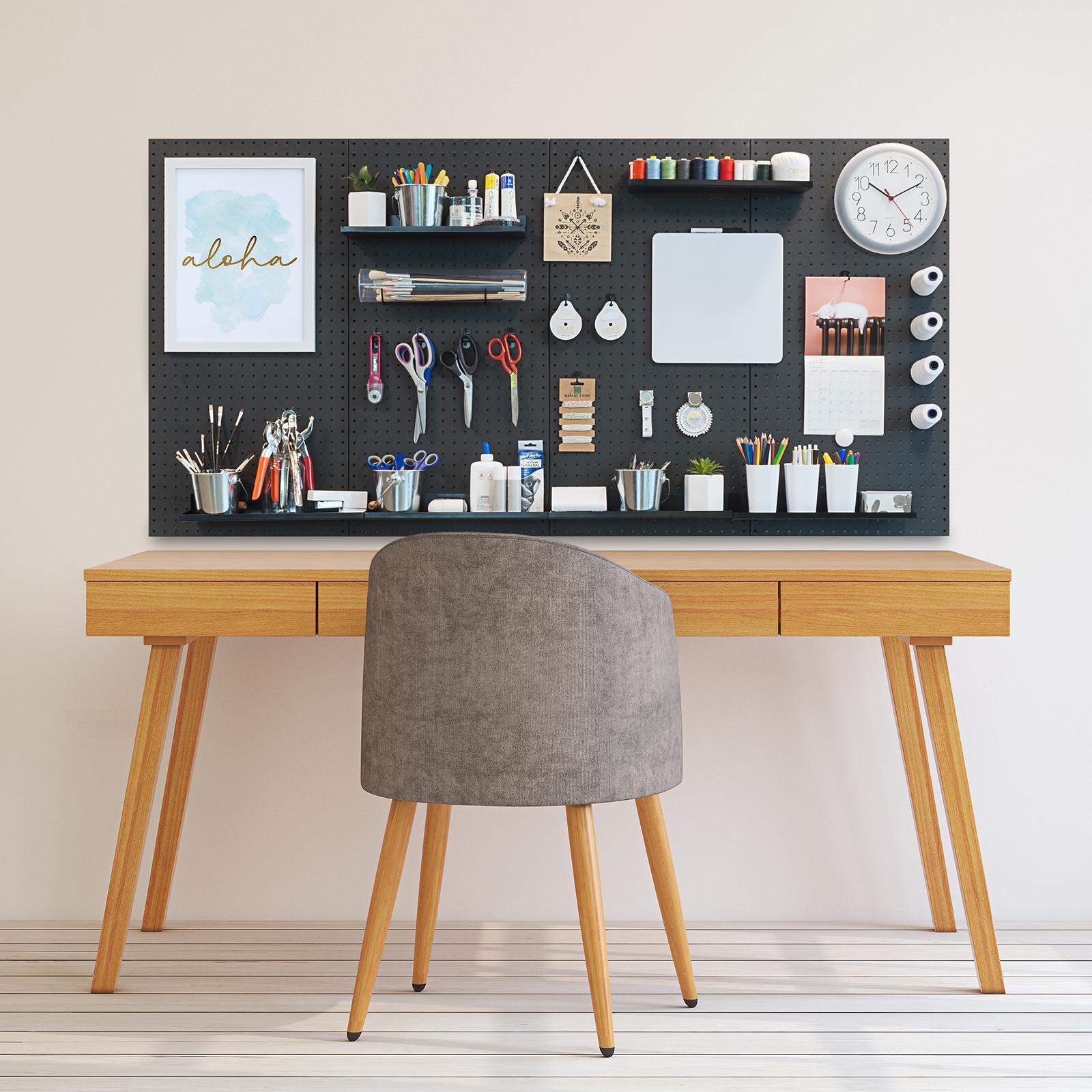 Pinnacle 2070 x 540mm Matte Black Metal Pegboard