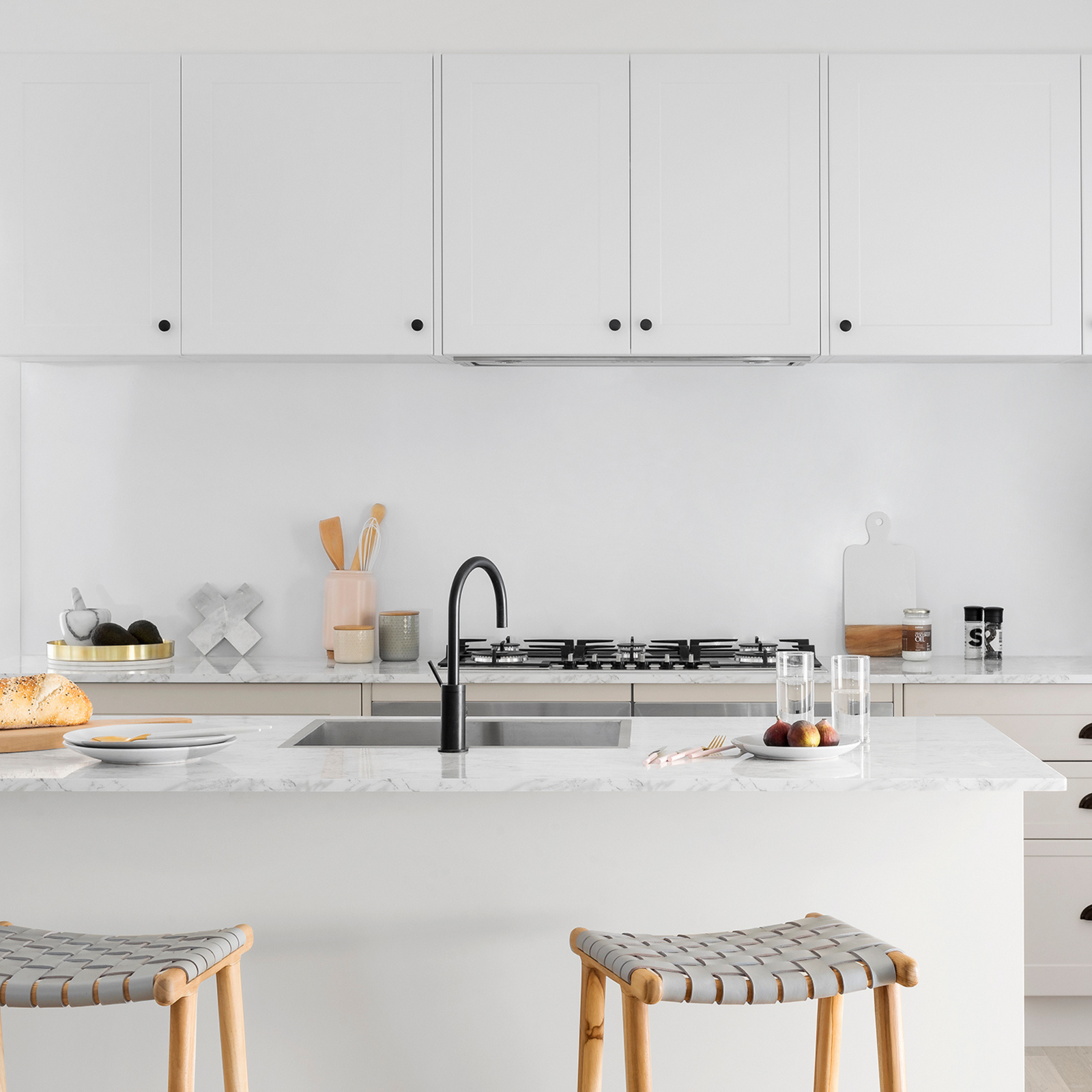 Kaboodle 900mm Nougat Truffle Alpine Rangehood Doors