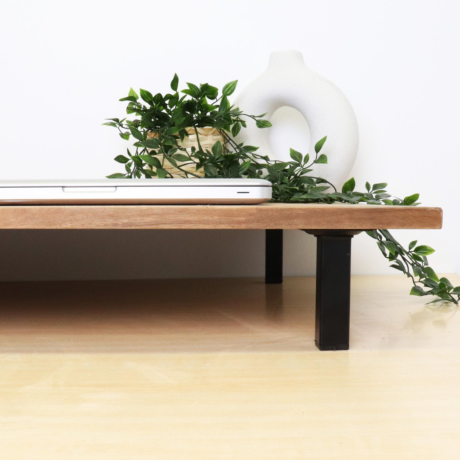 Adoored 25 x 25 x 150mm Black Square Tube Furniture Leg