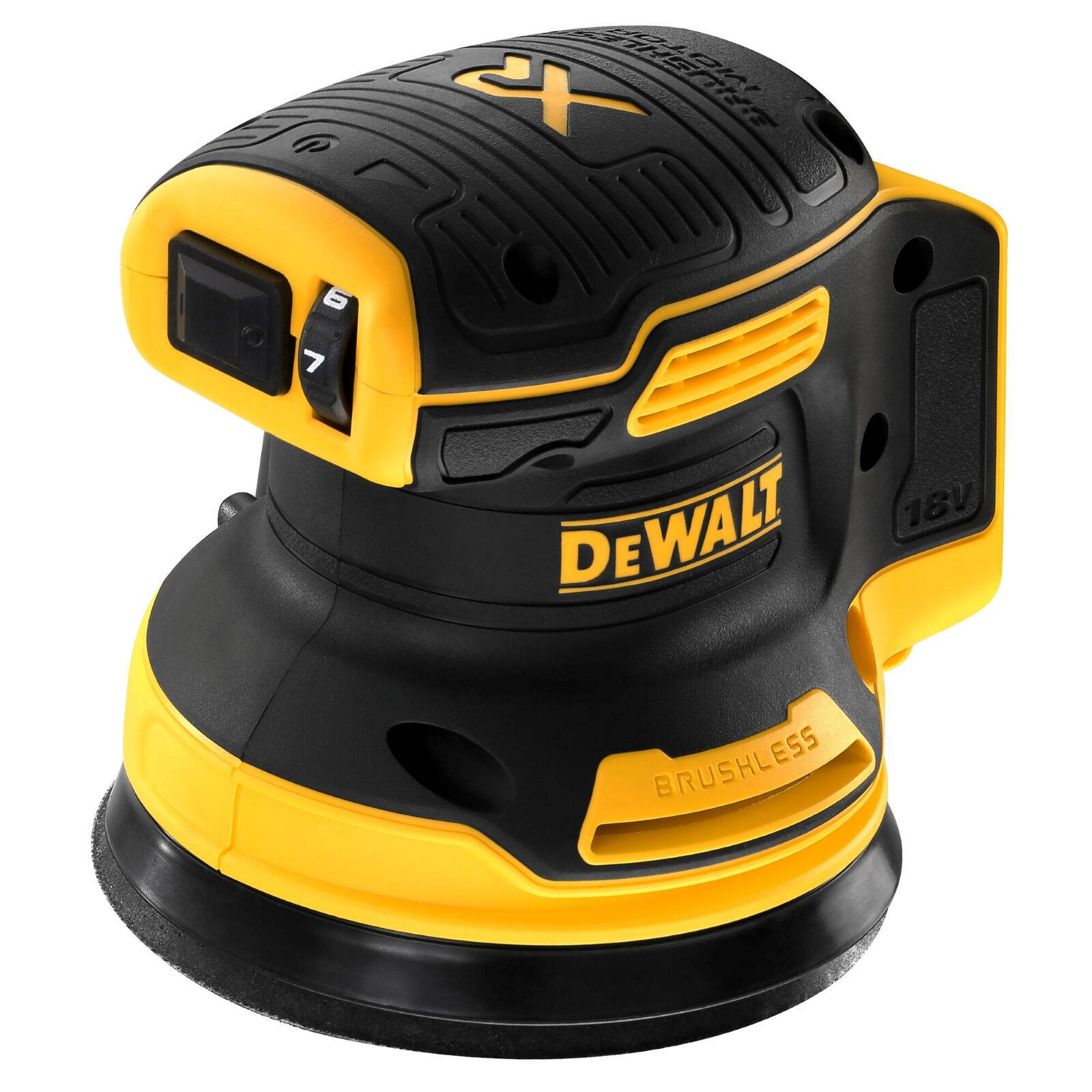 DeWALT 18V 125mm Brushless XR Random Orbital Sander - Skin Only