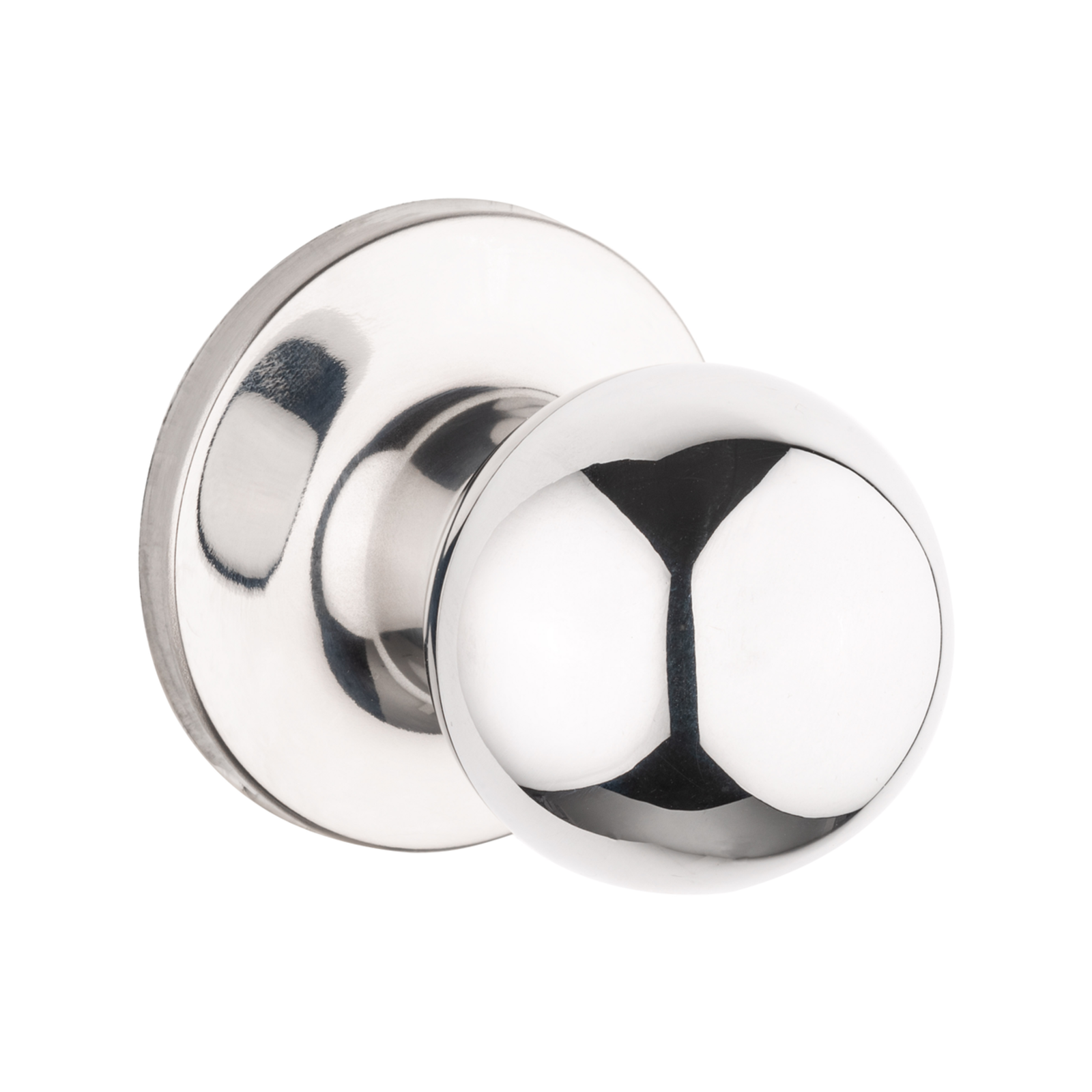 Lane Polished Stainless Steel Bala Passage Knobset