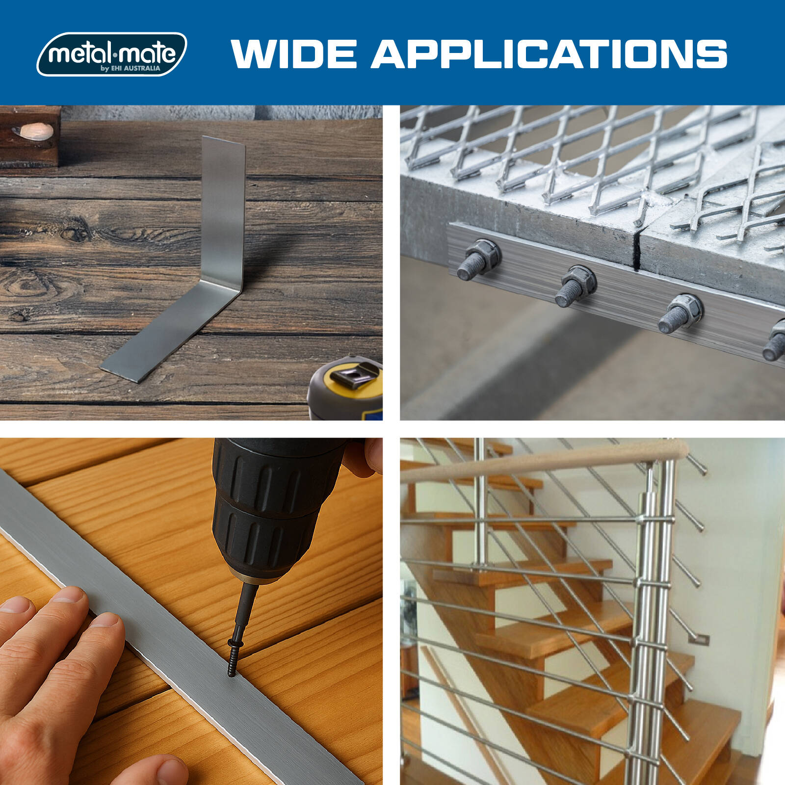 Metal Mate 32 x 3mm 3m Silver Aluminium Flat Bar