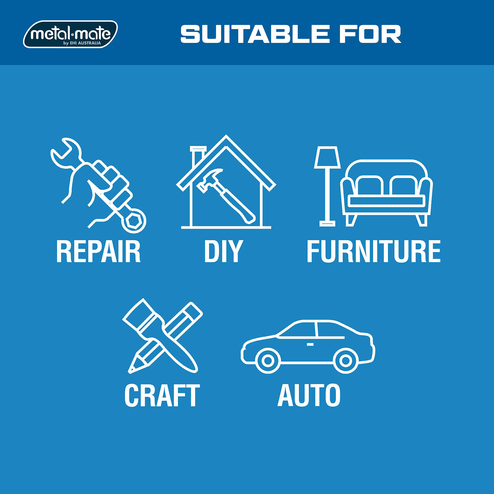 Metal Mate 32 x 3mm 3m Silver Aluminium Flat Bar