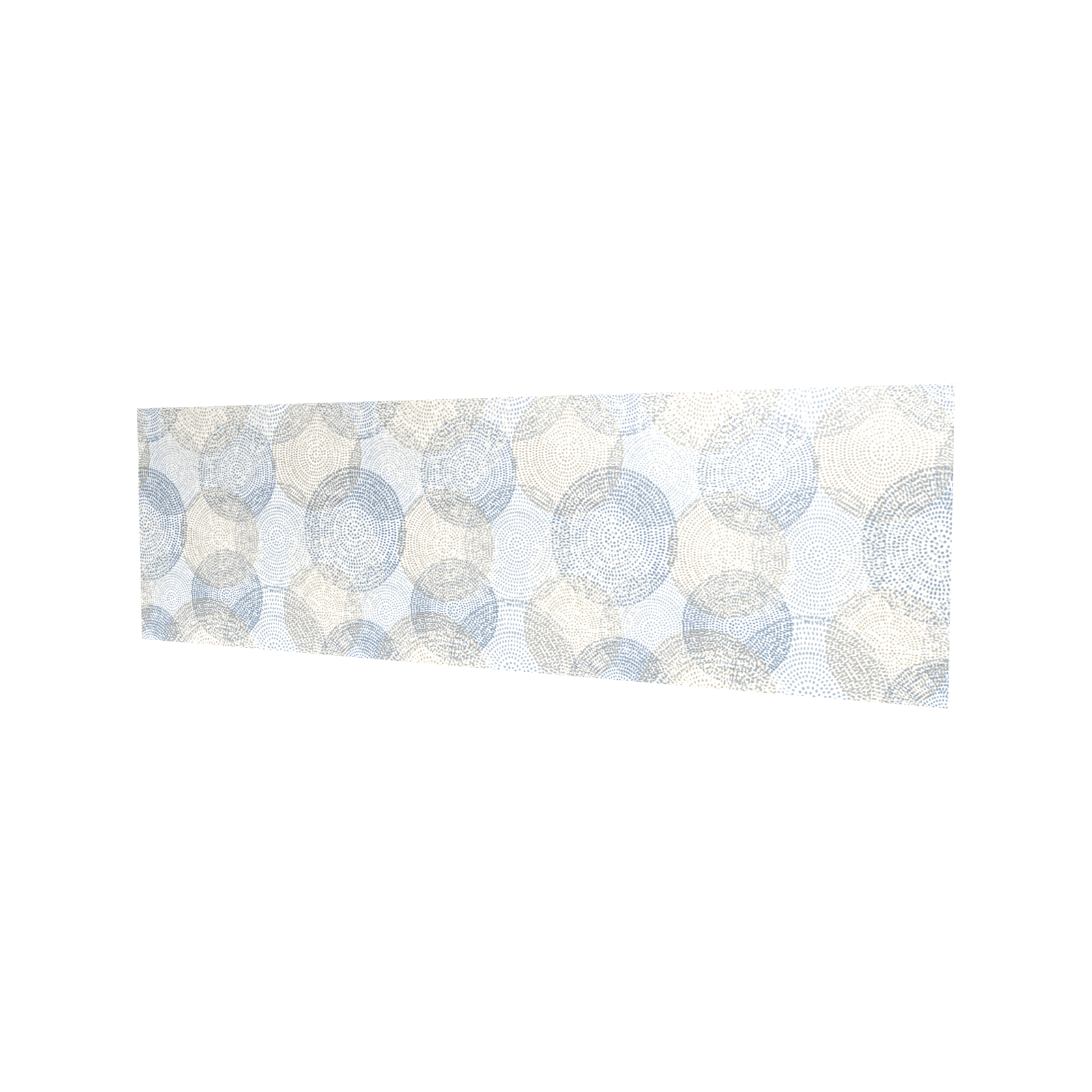 Bellessi 730 x 895 x 5mm Beach Circles Motiv Glass Filler Panel
