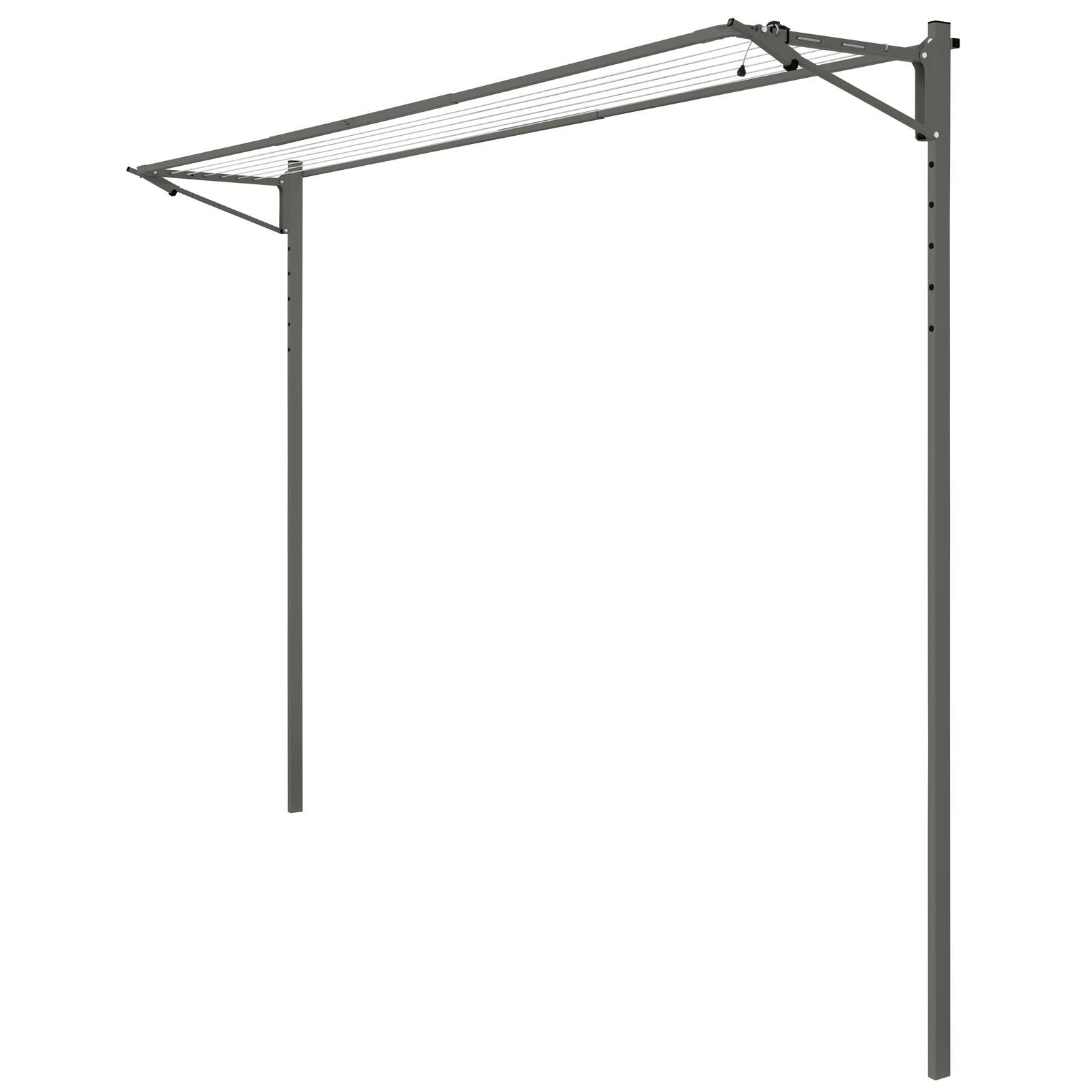 Austral 19.6m Woodland Grey Slenderline20 Single Fold Down Clothesline