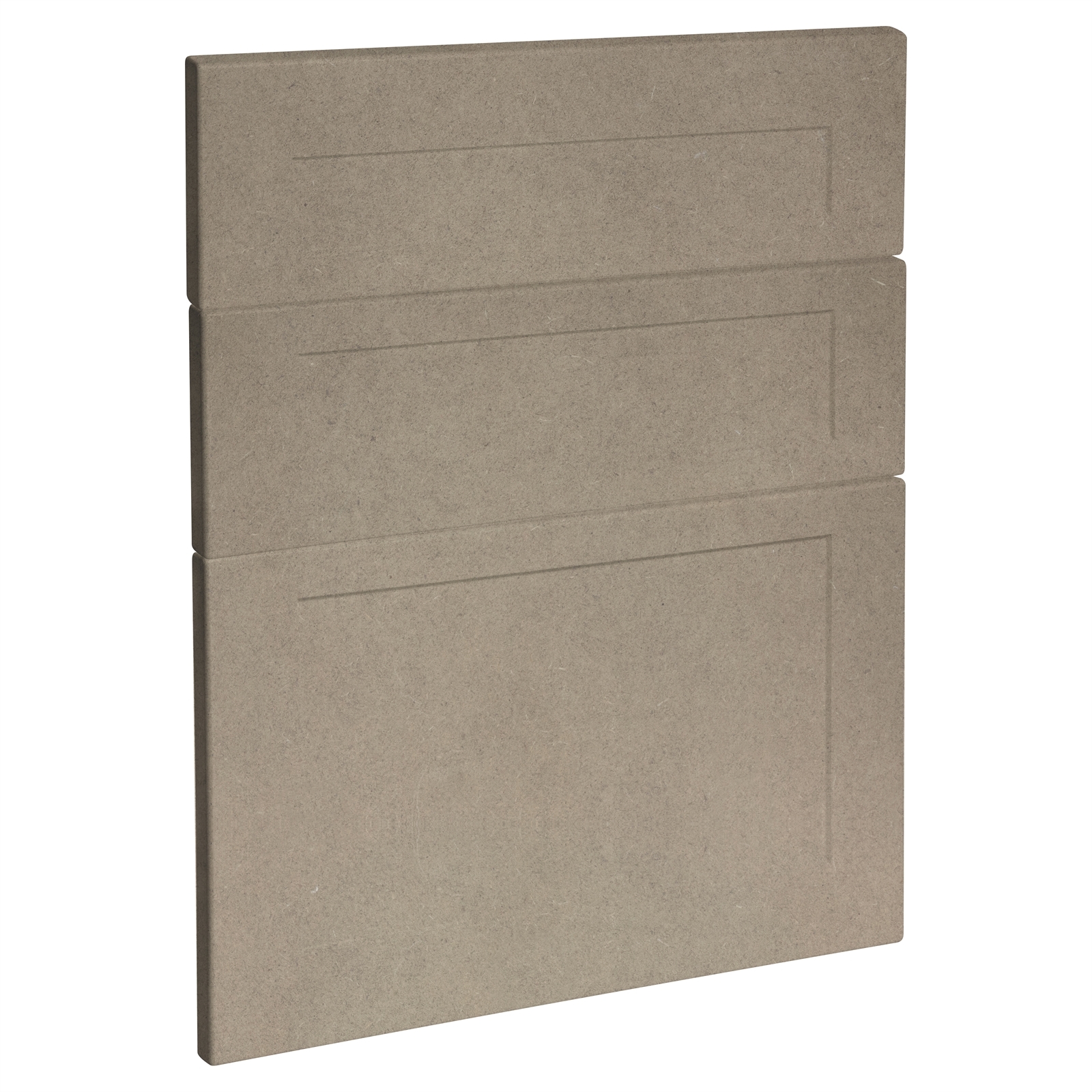 Kaboodle 600mm Raw Board Alpine 3 Drawer Panels