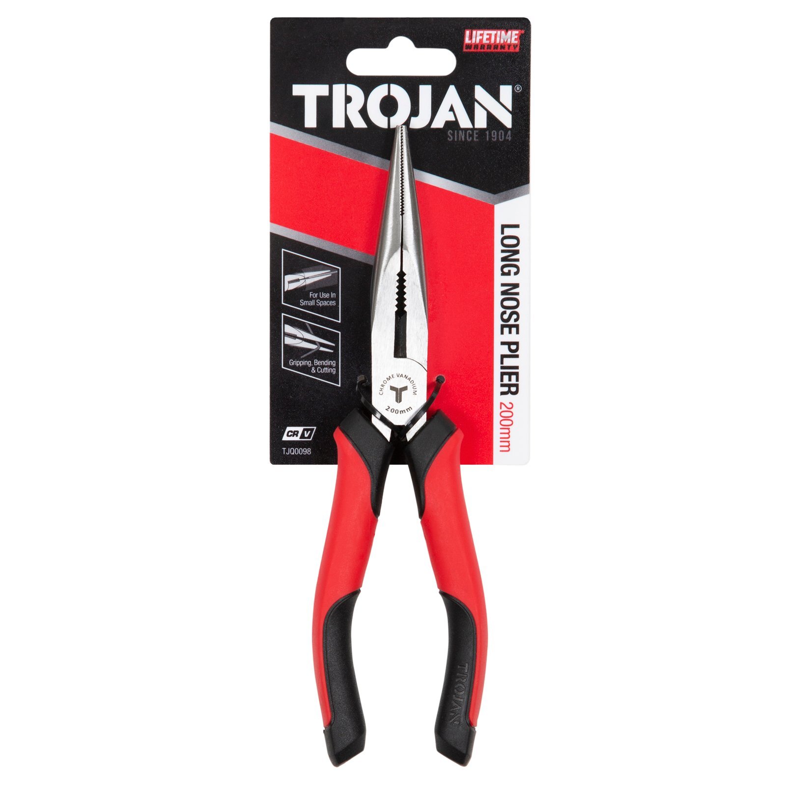 Trojan 200mm Long Nose Plier