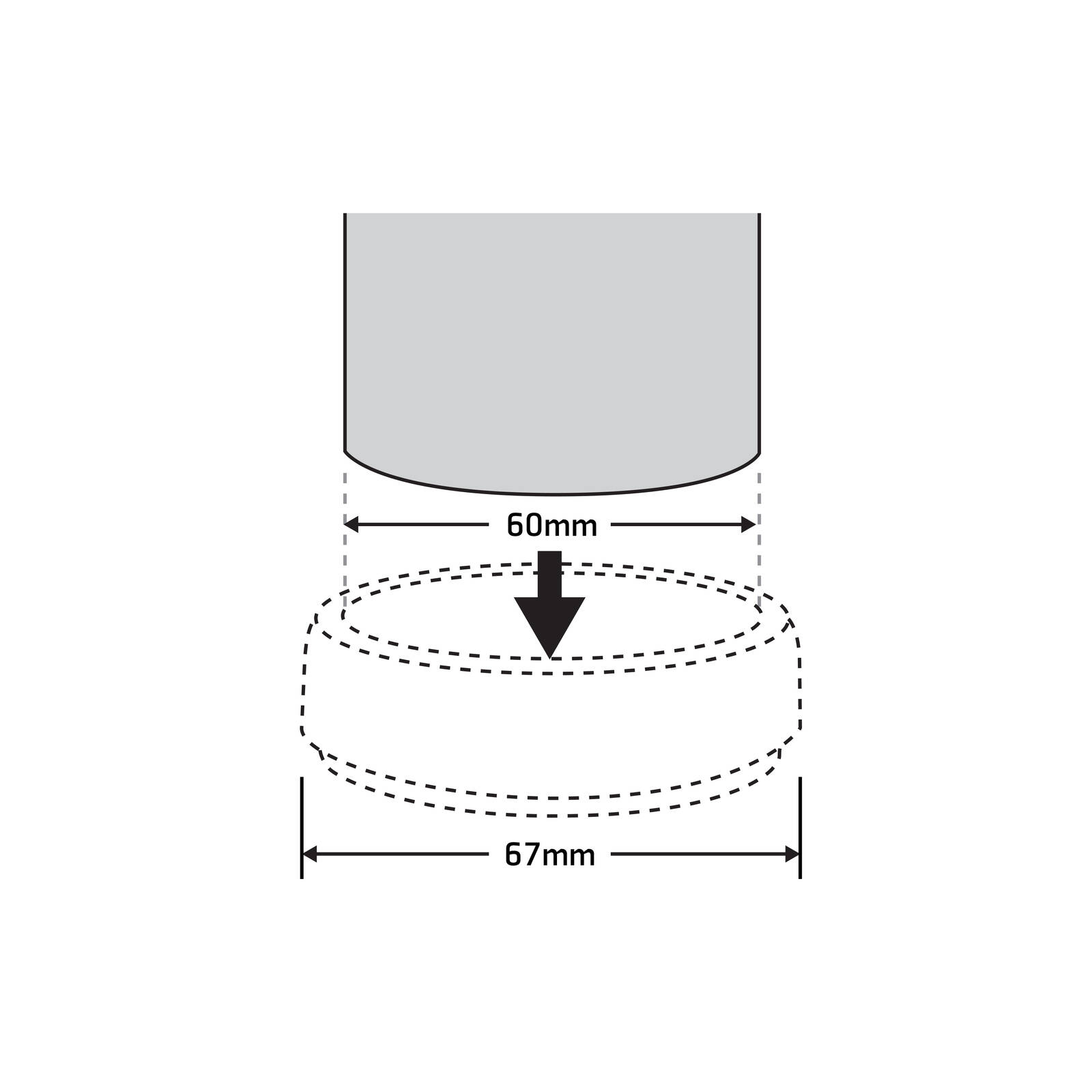 Surface Gard 66mm Dark Wood Effect Round Felt Base Castor Cup - 4 Pack 4 Surface Gard 66mm Dark Wood Effect Round Felt Base Castor Cup - 4 Pack
