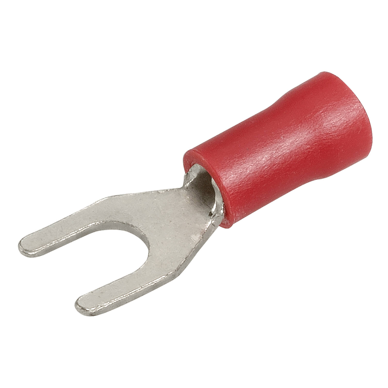 Narva 2.5-3mm / 4.3mm (5/32") Red Flared Vinyl Insulated Spade Terminal (Eye Terminal) - 21 Pack