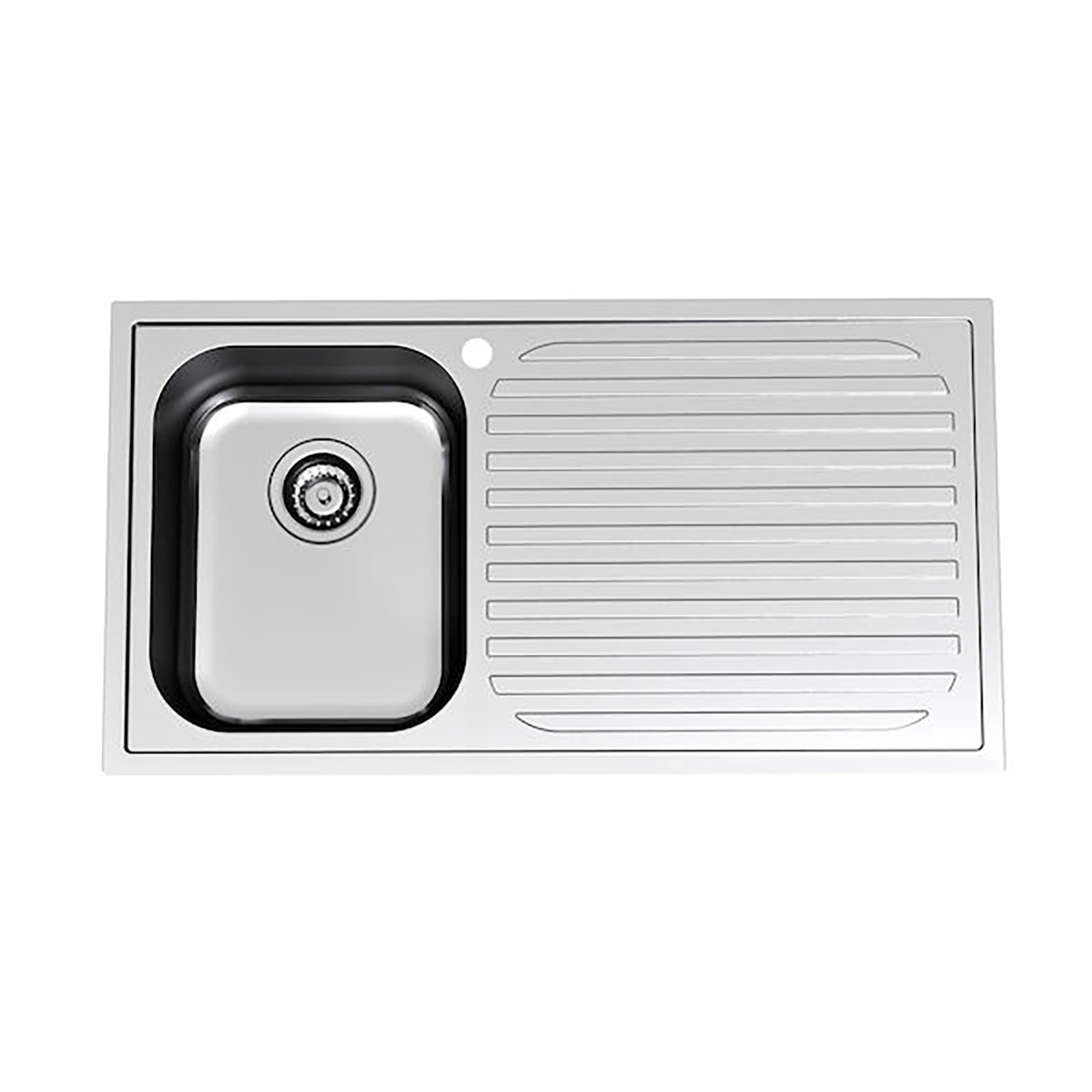 Clark Monaco Single Left Hand Bowl Sink with 1 Tap Hole