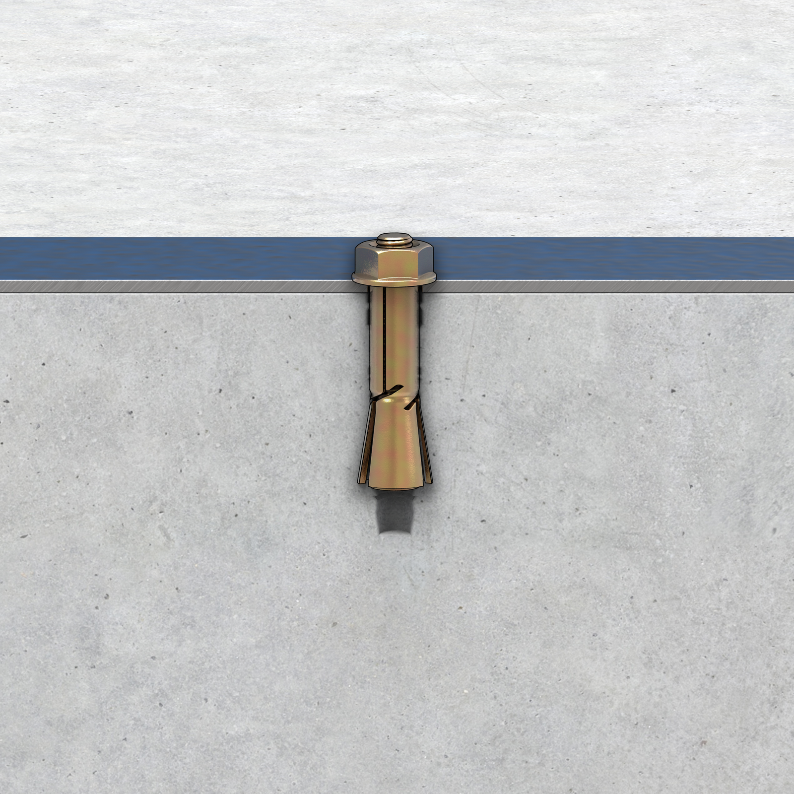 Ramset 10 x 50mm DynaBolt Plus Hex Nut Bolt - 50 Pack