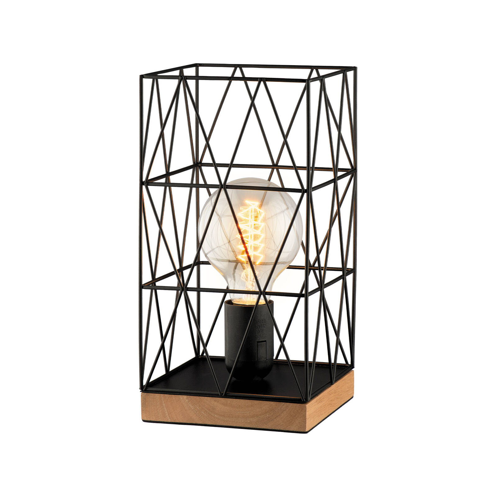 Verve Design Black Zavier Table Lamp