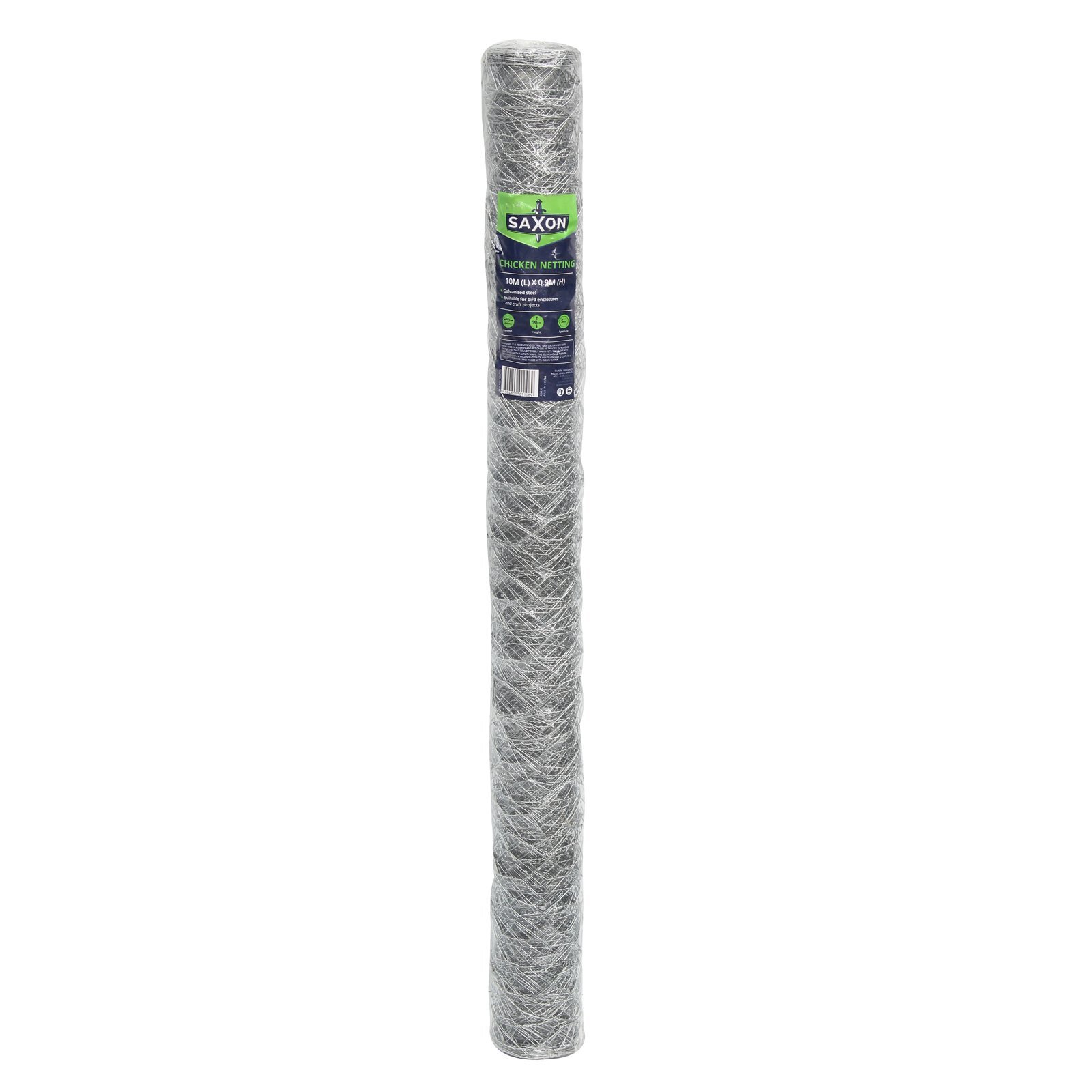 Saxon 90cm x 10m Chicken Wire Netting