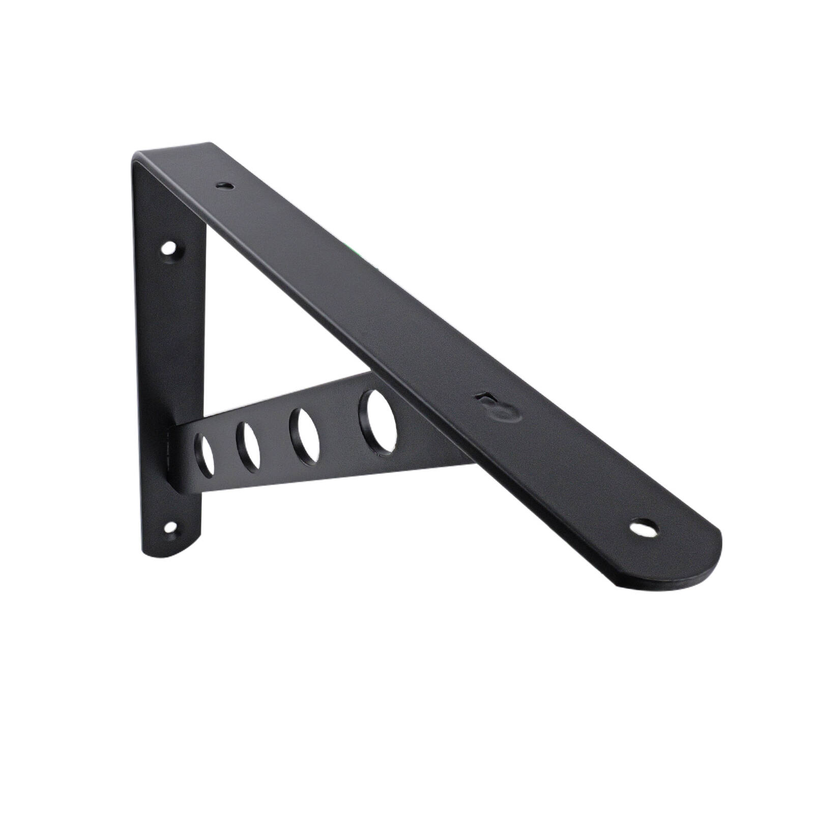 Carinya 250 x 195mm Black Heavy Duty Circle Stayed Bracket