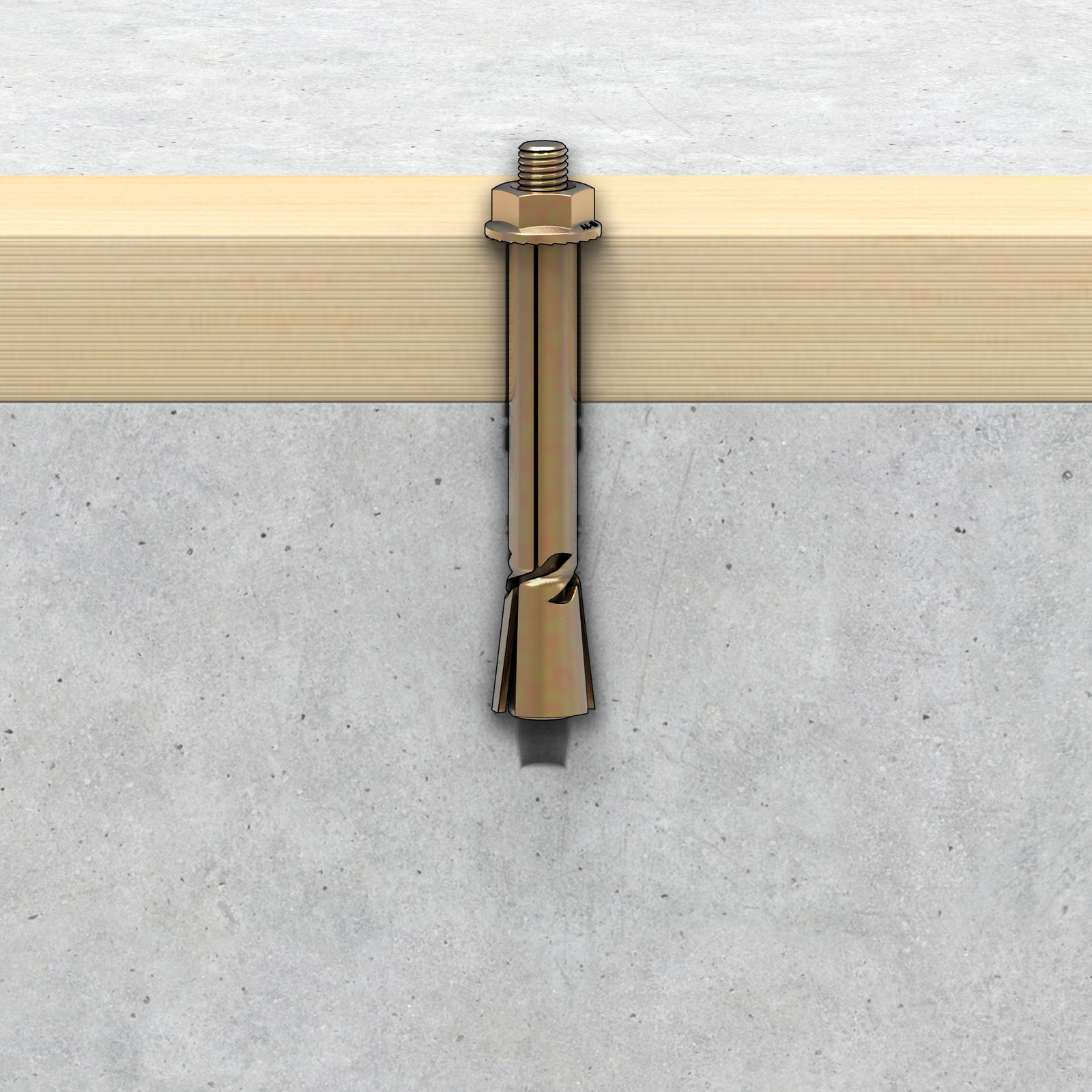 Ramset 12 x 125mm DynaBolt Plus Hex Nut Bolt - 20 Pack