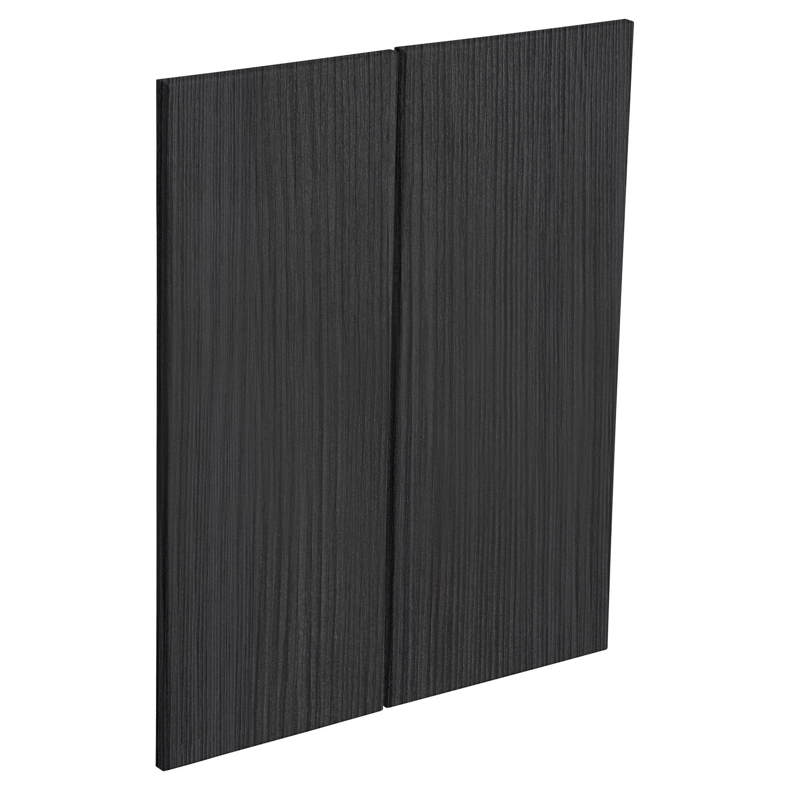 Kaboodle Black Forest Modern Corner Wall Cabinet Door - 2 Pack