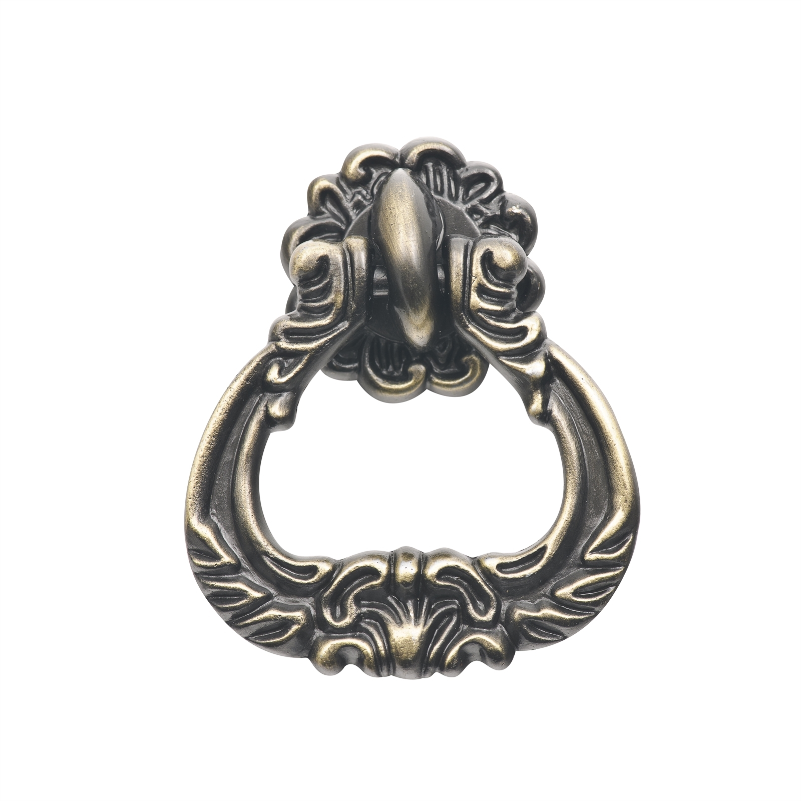 Prestige Large Antique Brass Jewel Pull Knob