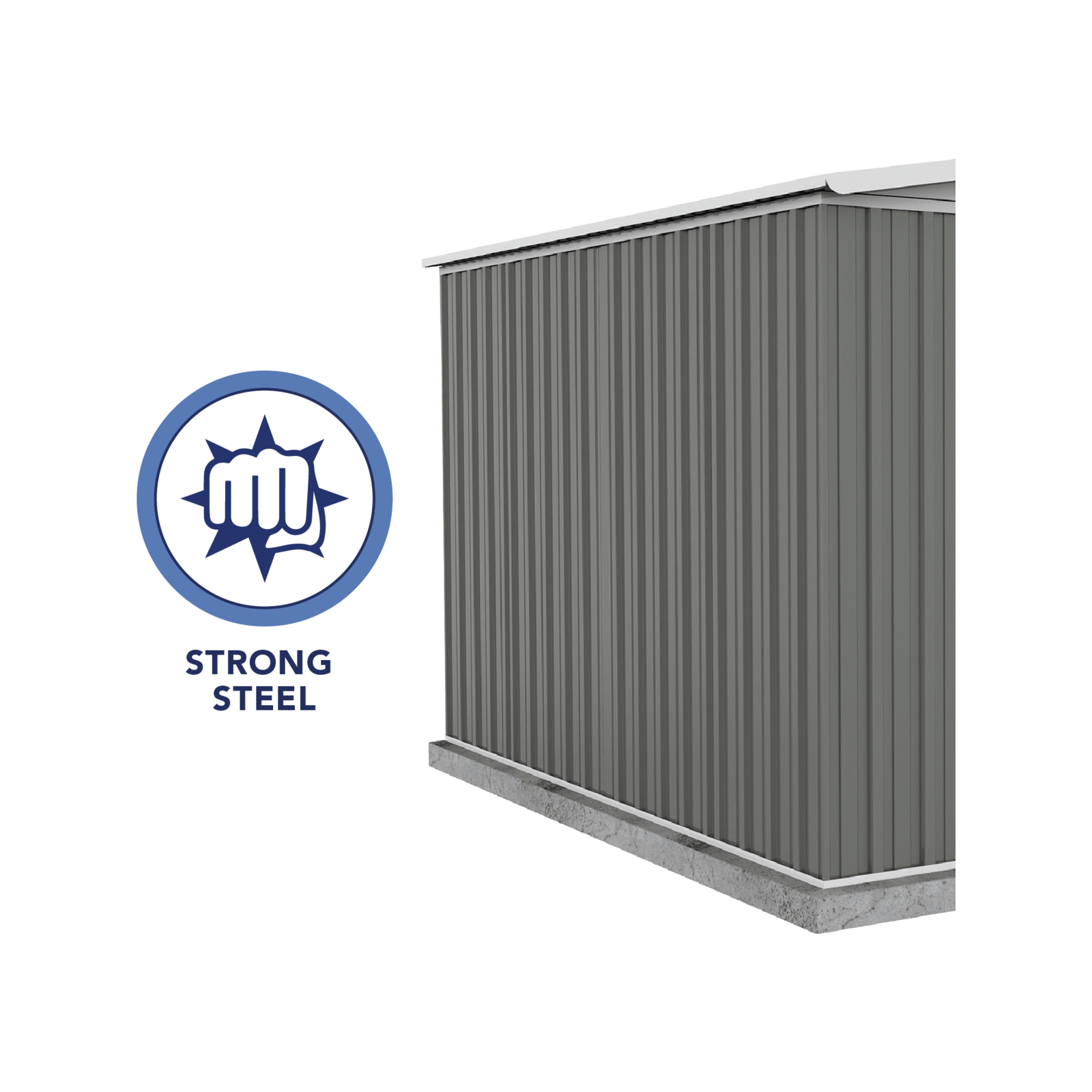 Absco Sheds 3.0 x 2.92 x 2.06m Woodland Grey Regent Double Door Garden Shed 5 Absco Sheds 3.0 x 2.92 x 2.06m Woodland Grey Regent Double Door Garden Shed