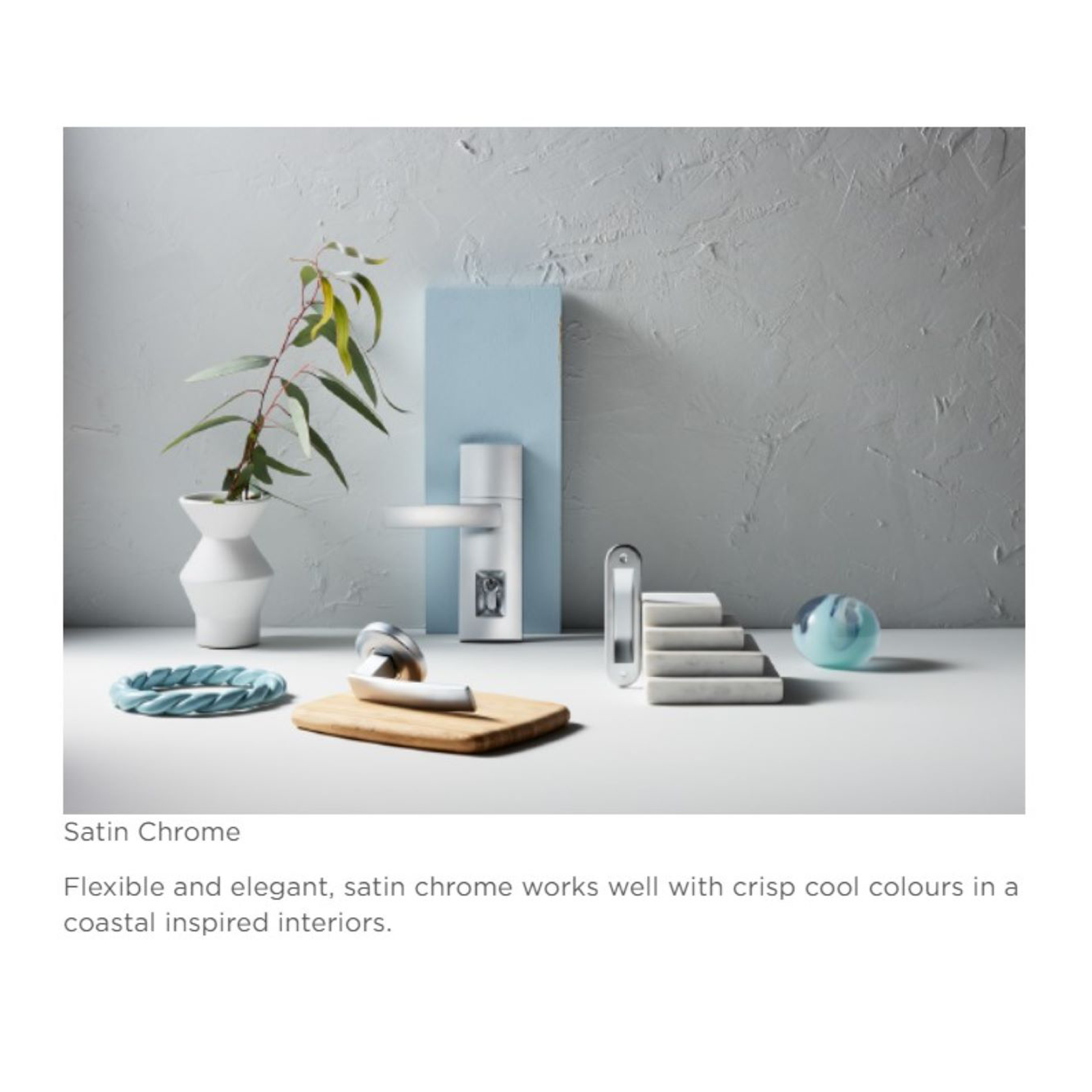 Gainsborough Satin Chrome Square Passage Sliding Cavity Door Set