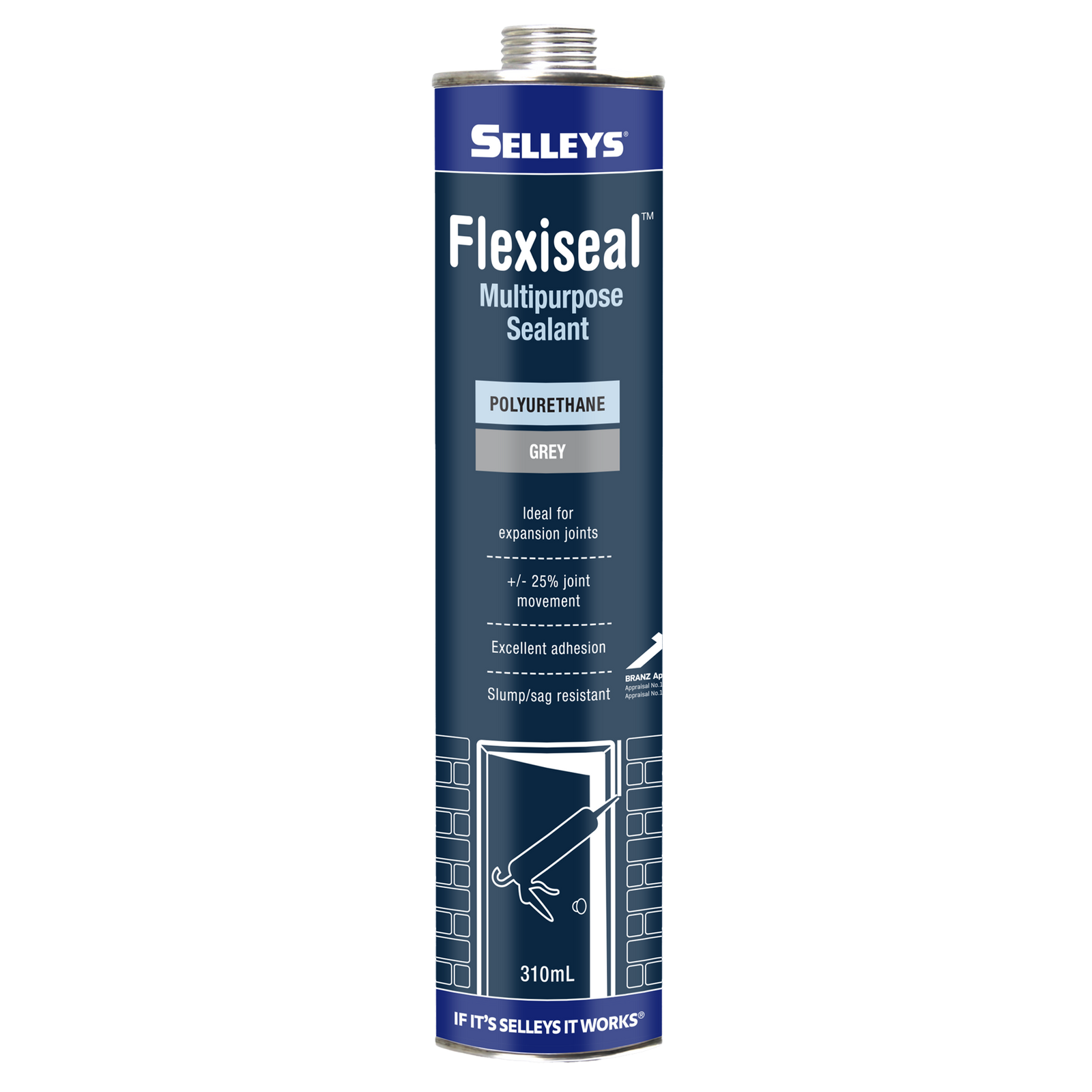 Selleys 310ml Grey Flexiseal Polyurethane Sealant