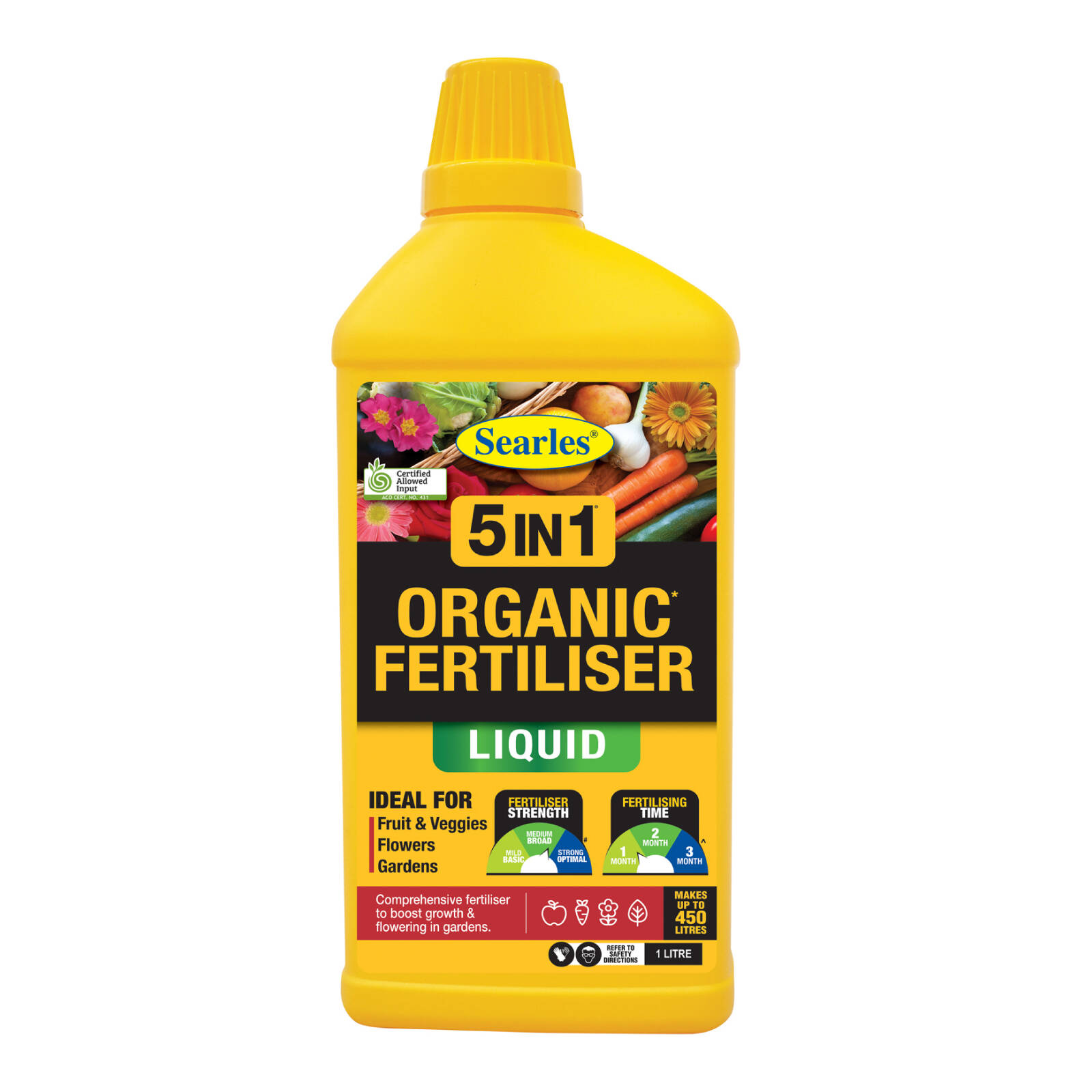 Searles 1L 5 In 1 Organic Liquid Fertiliser