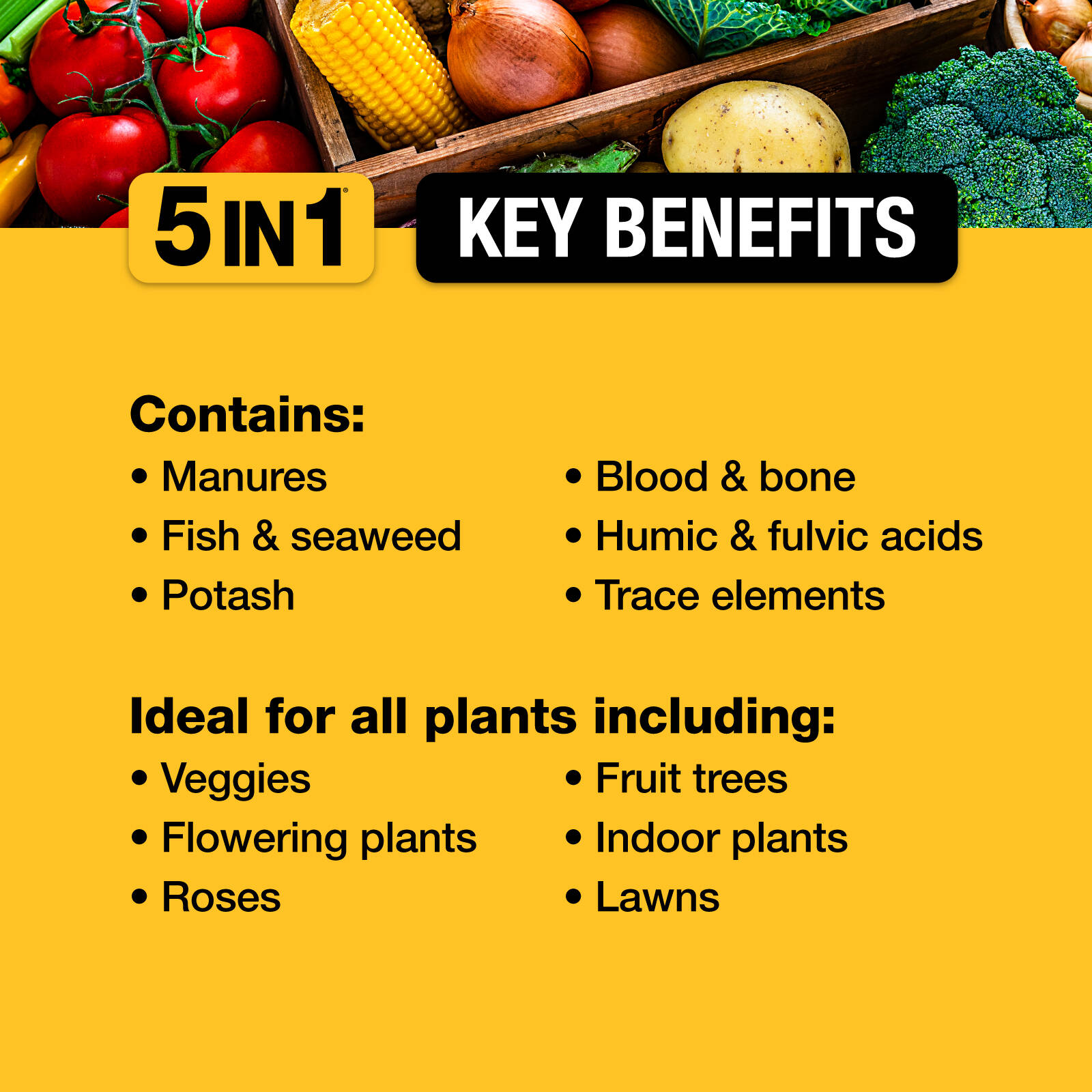 Searles 1L 5 In 1 Organic Liquid Fertiliser