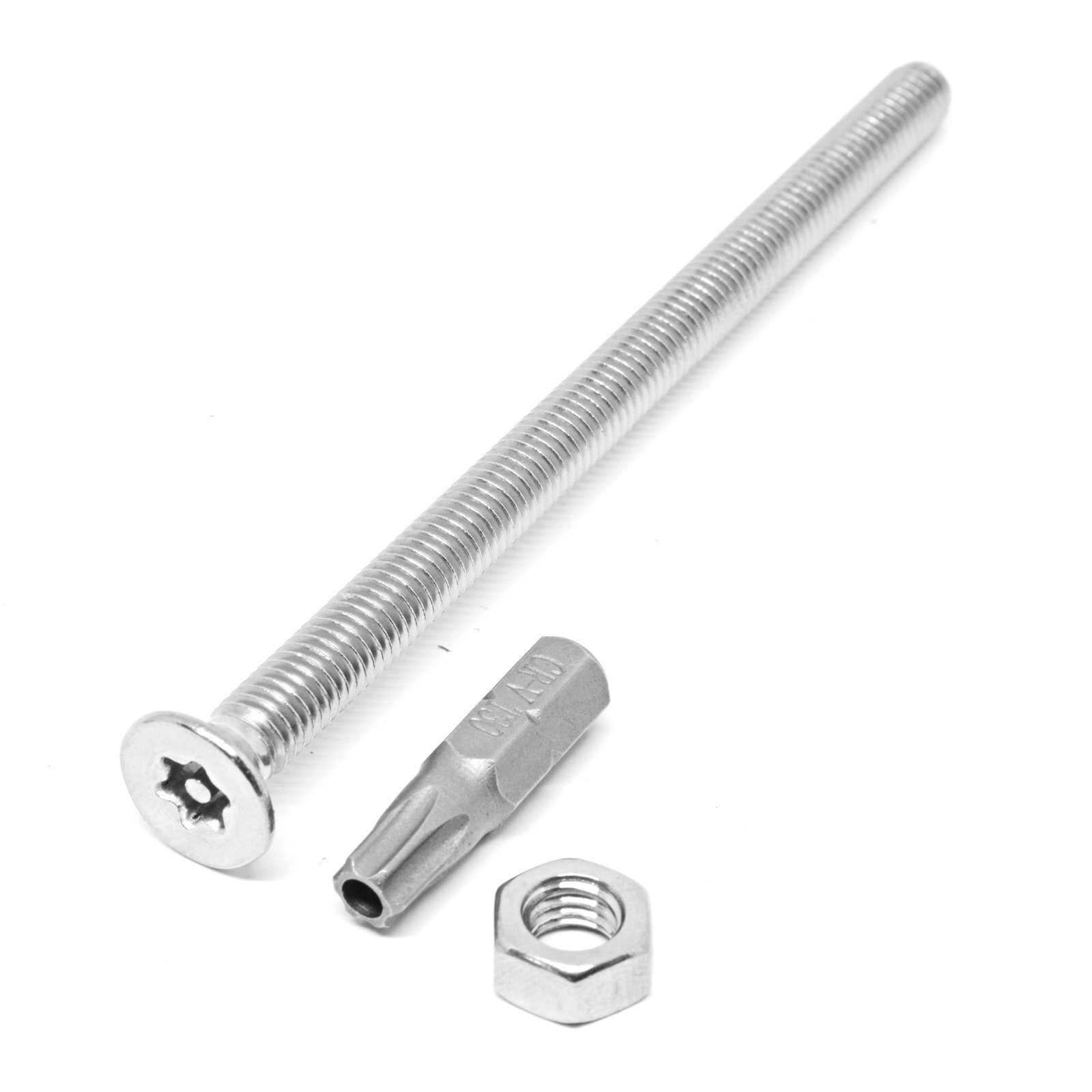 Pinnacle M8 x 100mm Stainless Steel Security Bolts - 4 Pack
