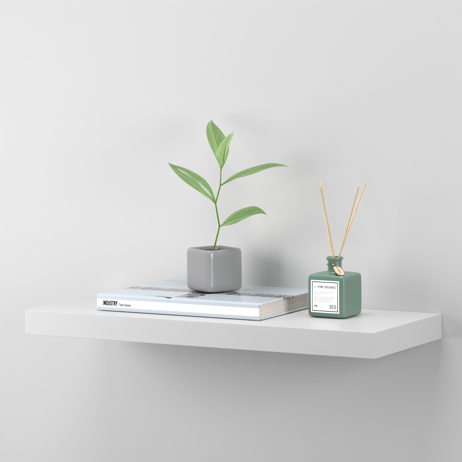 Flexi Storage Decorative Shelving 600 x 38 x 240mm White Matte Floating Shelf 3 Flexi Storage Decorative Shelving 600 x 38 x 240mm White Matte Floating Shelf
