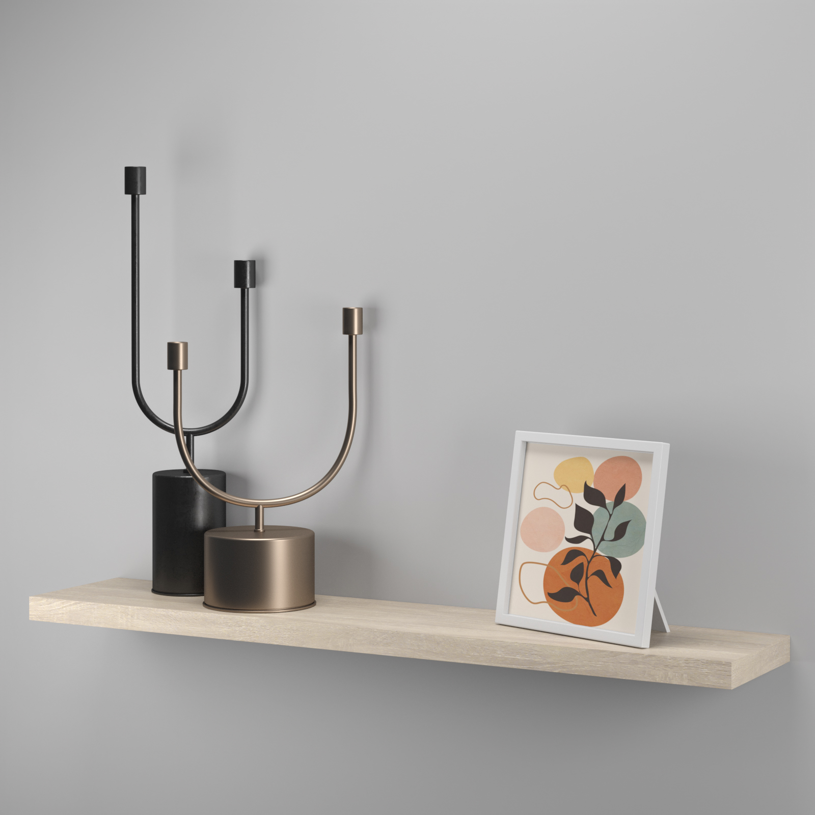 Flexi Storage Decorative Shelving 1200 x 240 x 38mm Oak Floating Shelf 3 Flexi Storage Decorative Shelving 1200 x 240 x 38mm Oak Floating Shelf