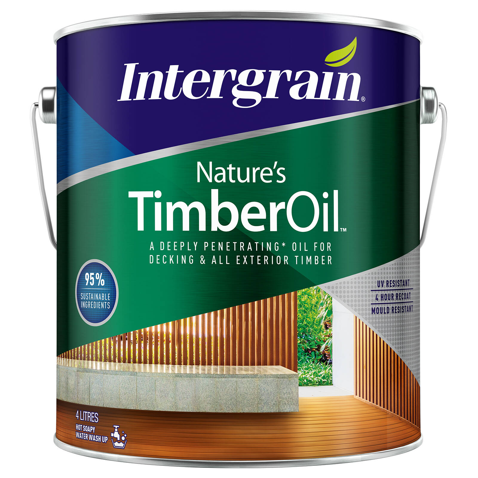 Intergrain 4L Merbau Nature's Timber Oil