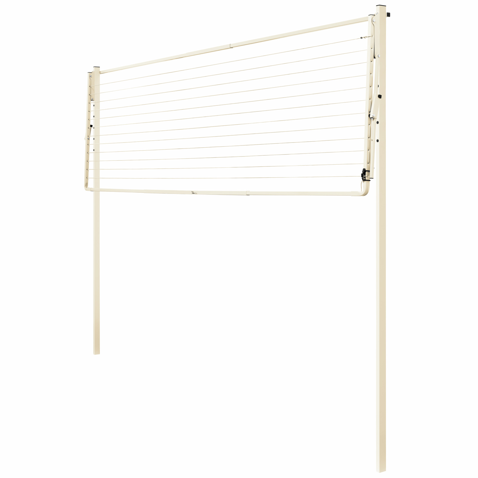Austral 3.3m Classic Cream Fold Down Clothesline Accessory Ground Mount Kit