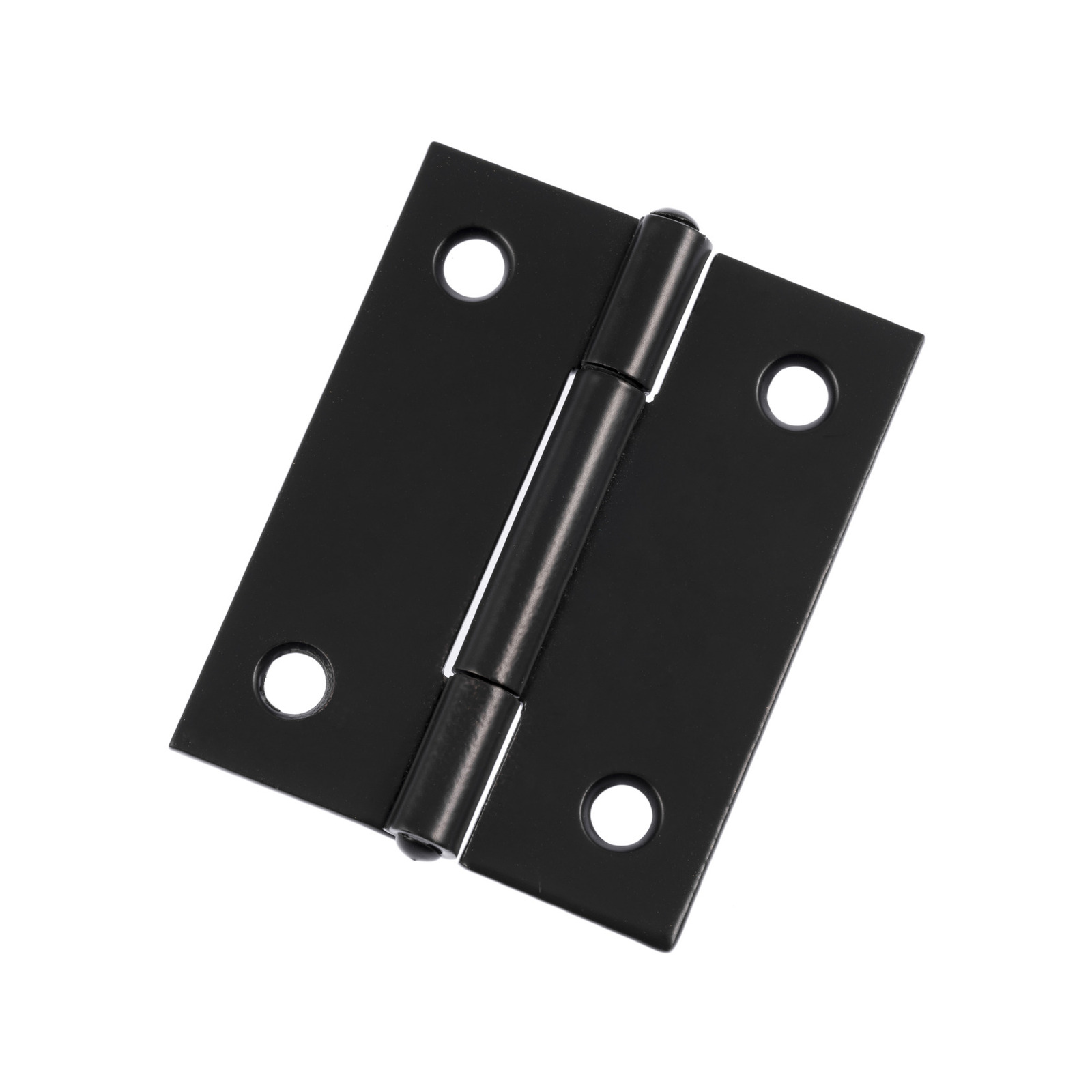 Lane 50mm Black Matte Fixed Pin Butt Hinge - 2 Pack