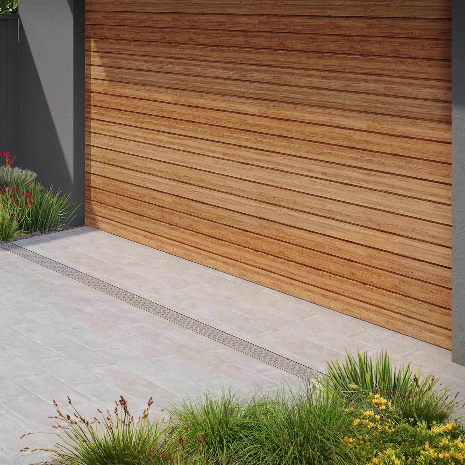 Everhard 1m EasyDRAIN Pressed Stainless Steel Grate And Channel