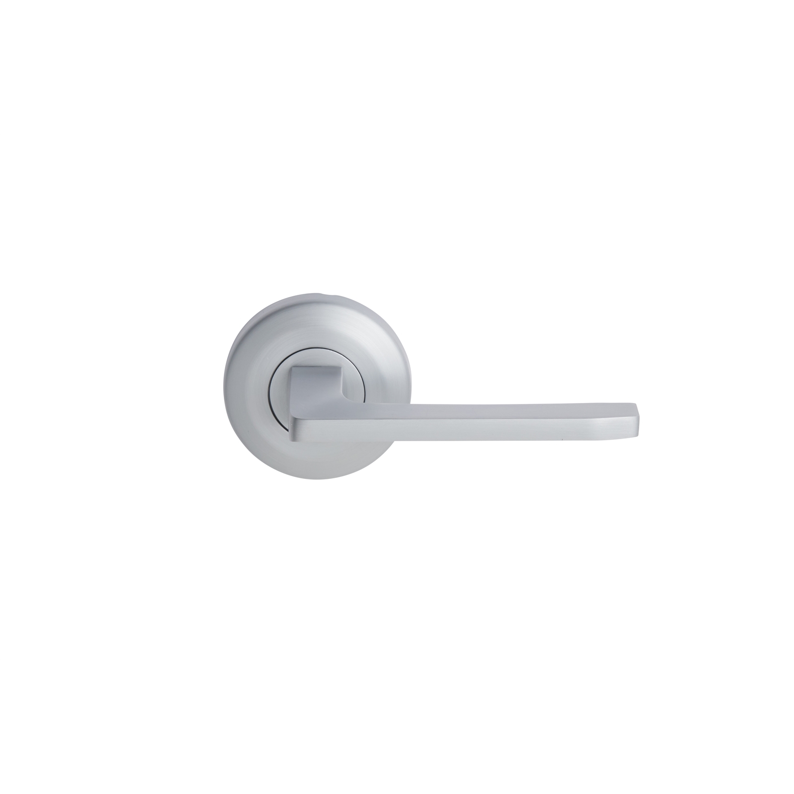 Delf Trade Satin Chrome Elba Round Dummy Lever Set