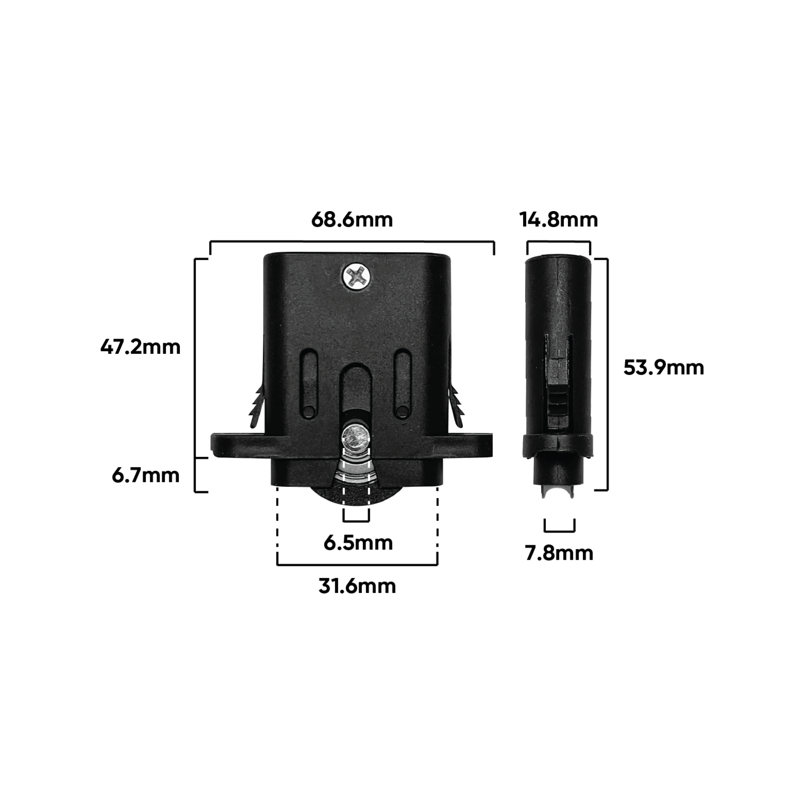 Rolltrak Security Door Plastic Carriage And Acetal Roller