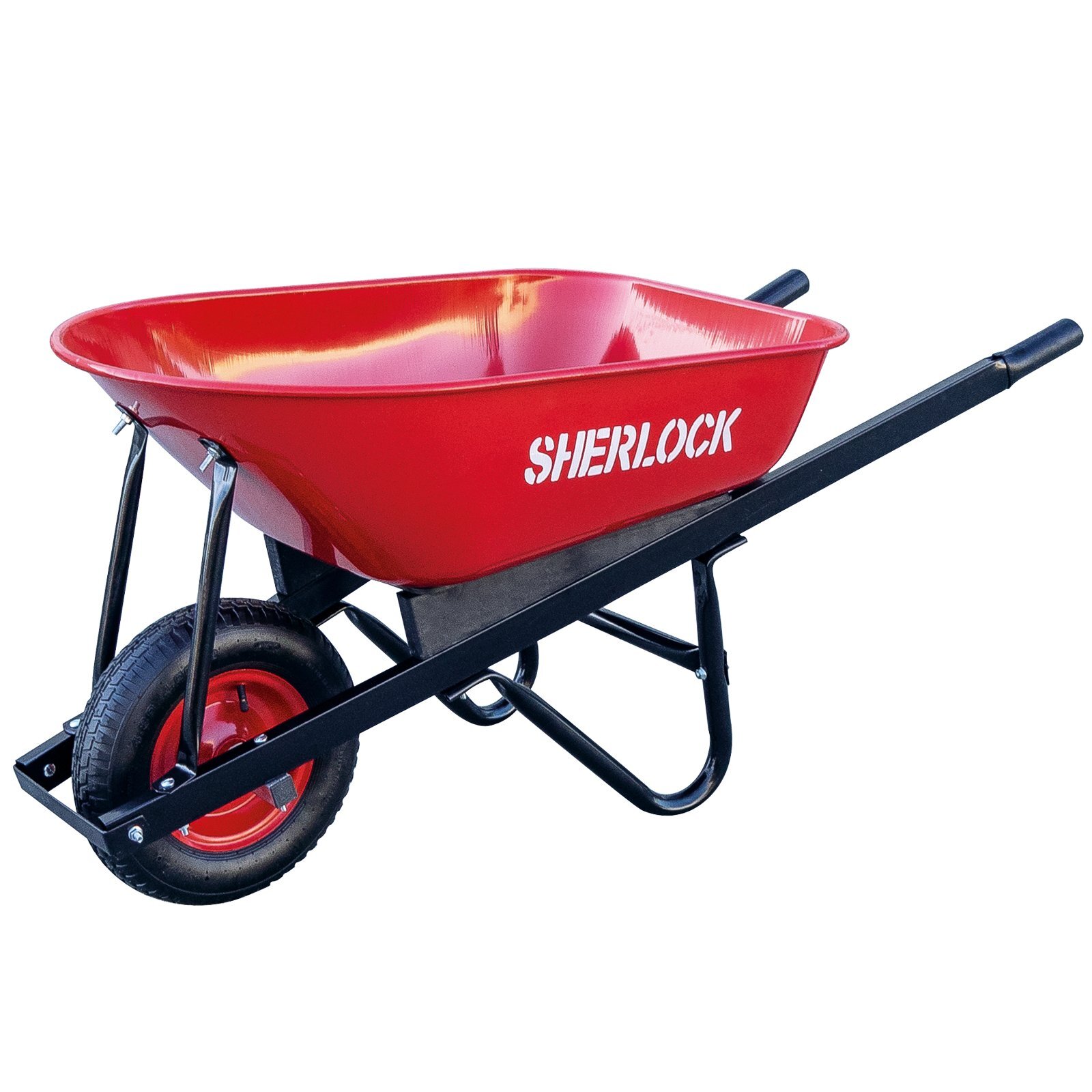 Sherlock 100L Home Use Steel Tray Wheelbarrow