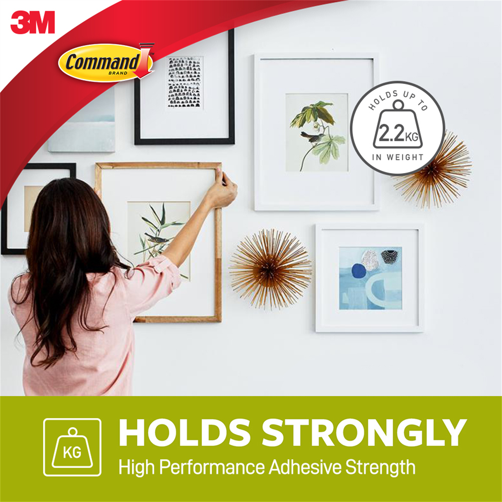 Command™ Large Metal Adhesive Universal Picture Hanger - 1 Pack - Large 4 Command™ Large Metal Adhesive Universal Picture Hanger - 1 Pack - Large