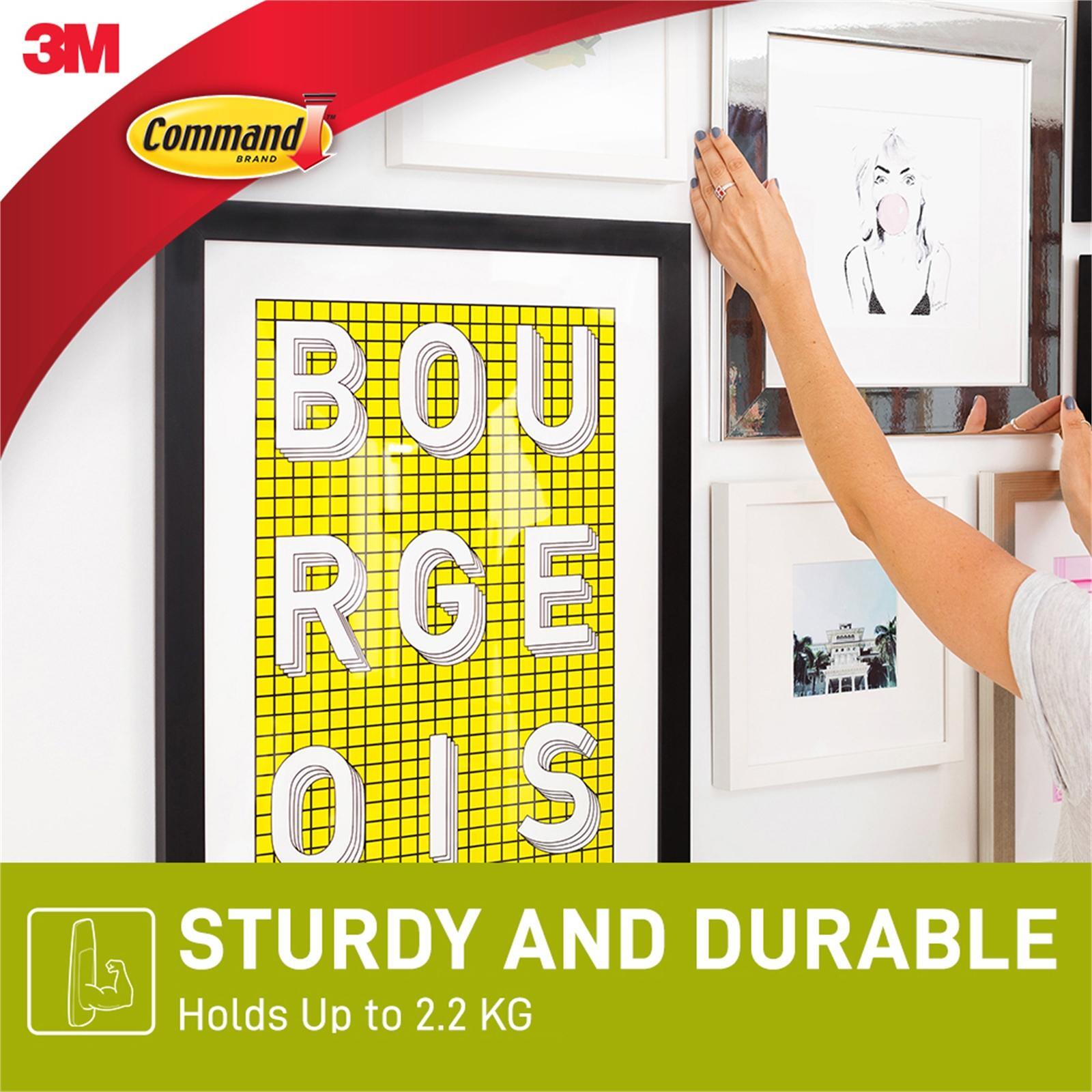 Command™ Large Metal Adhesive Universal Picture Hanger - 1 Pack - Large 5 Command™ Large Metal Adhesive Universal Picture Hanger - 1 Pack - Large