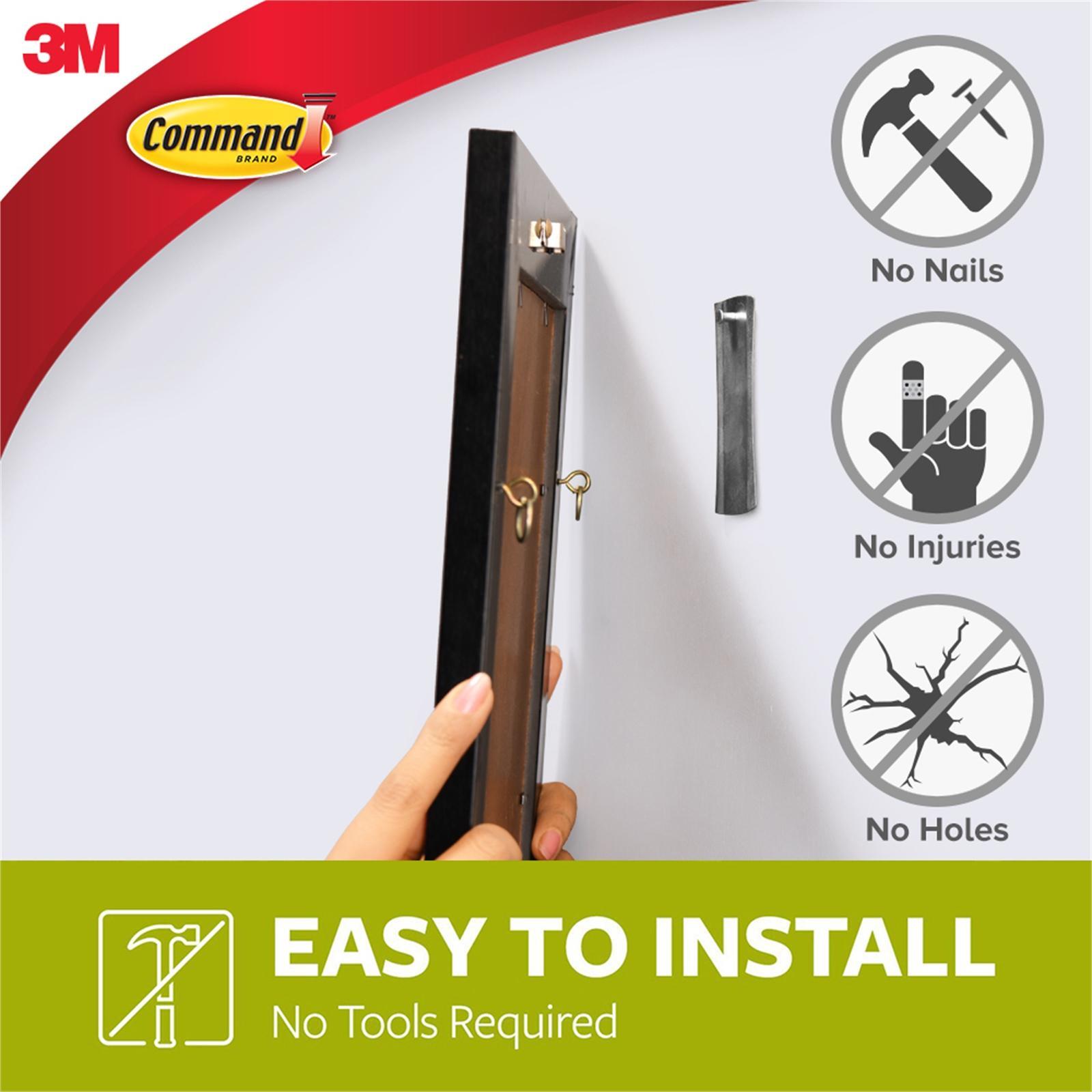 Command™ Large Metal Adhesive Universal Picture Hanger - 1 Pack - Large 7 Command™ Large Metal Adhesive Universal Picture Hanger - 1 Pack - Large