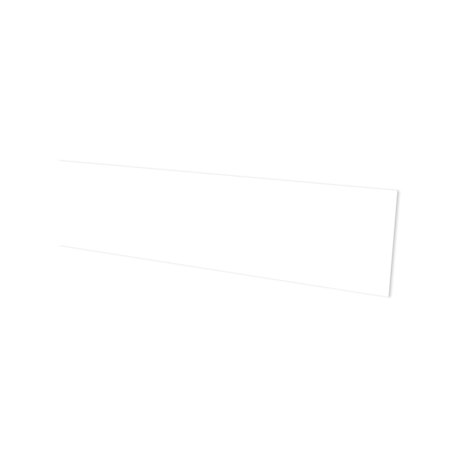 Bellessi  800mm x 575mm x 6mm  Glass Splashback - Winter White