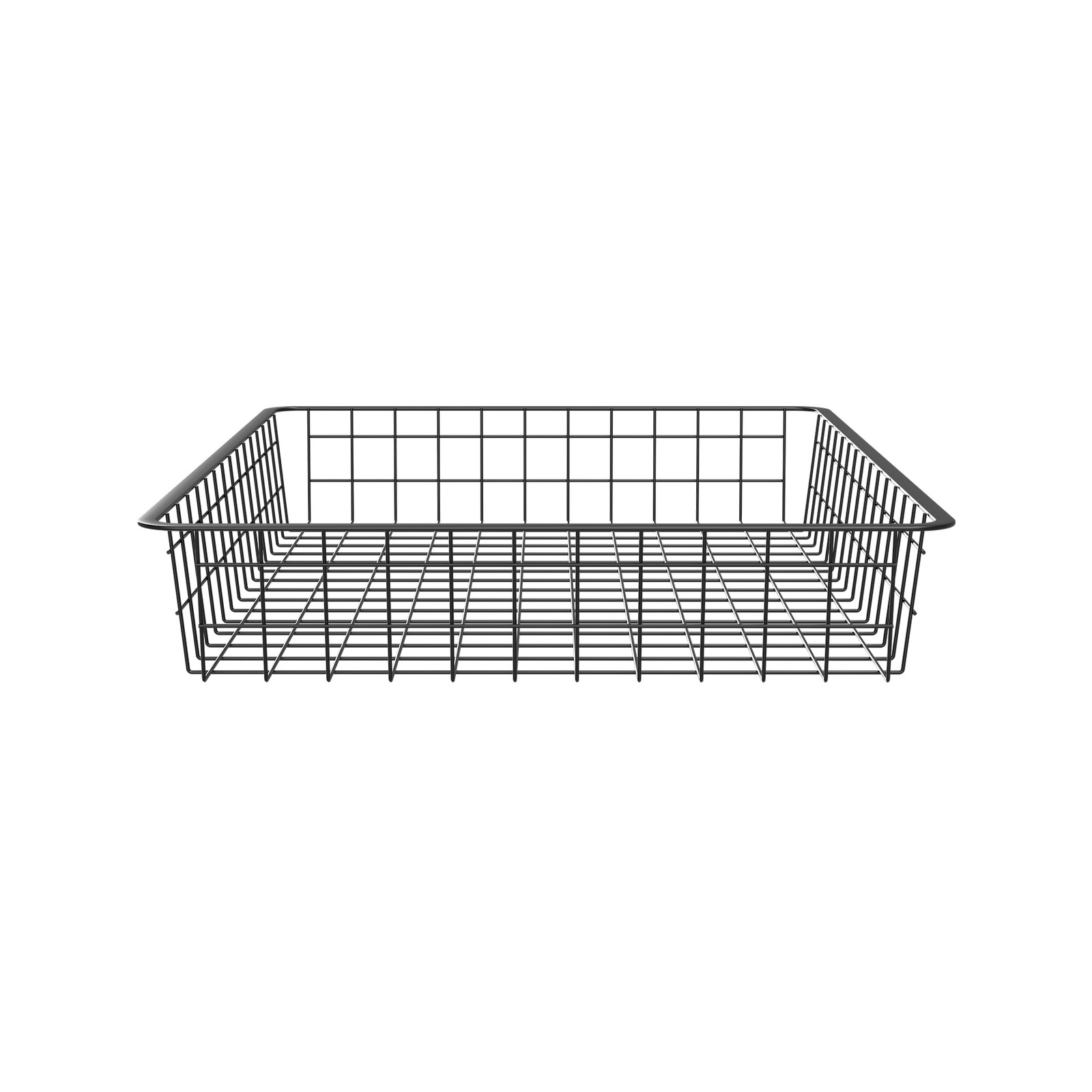 Flexi Storage Home Solutions Black 1 Runner Wire Basket