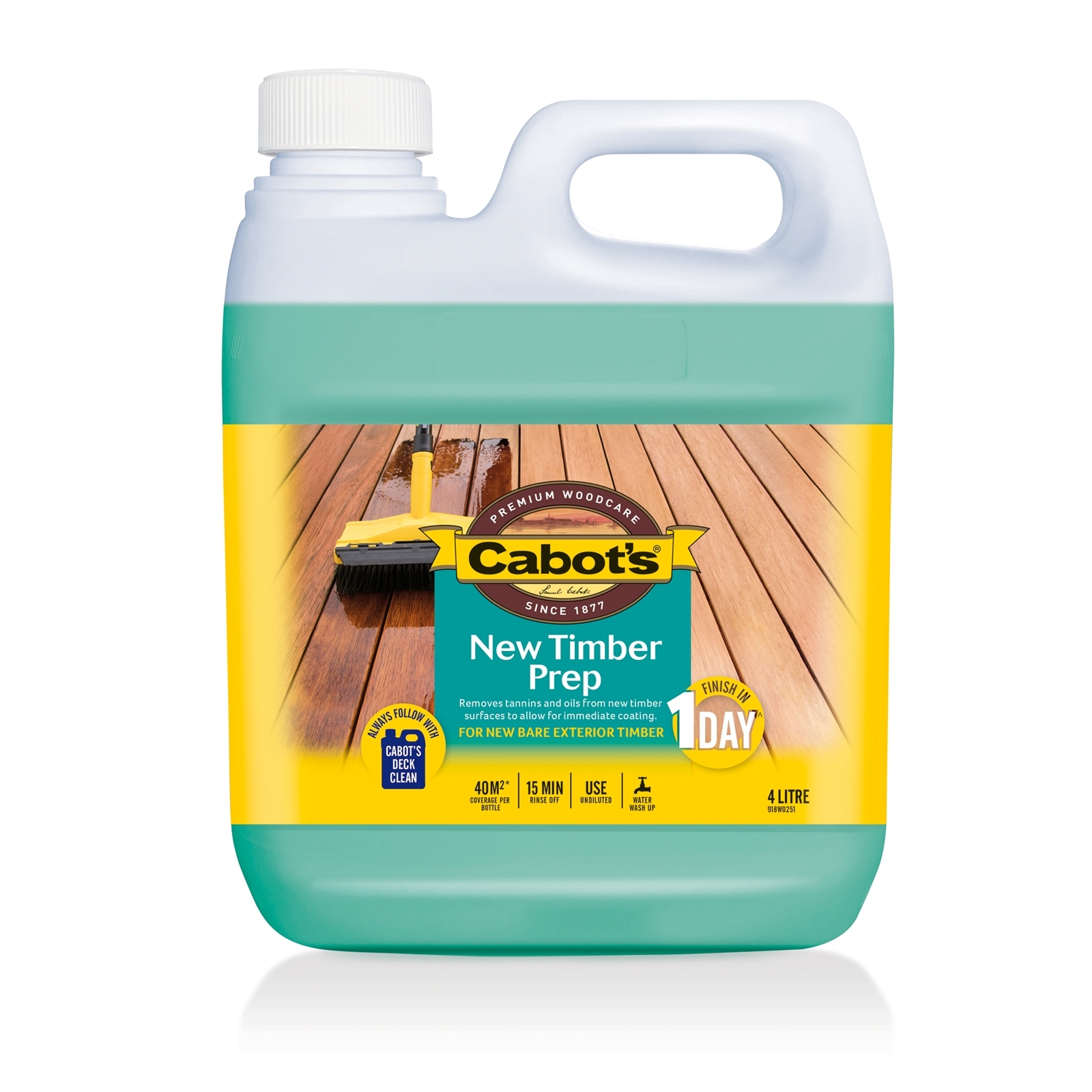 Cabot's 4L New Timber Prep