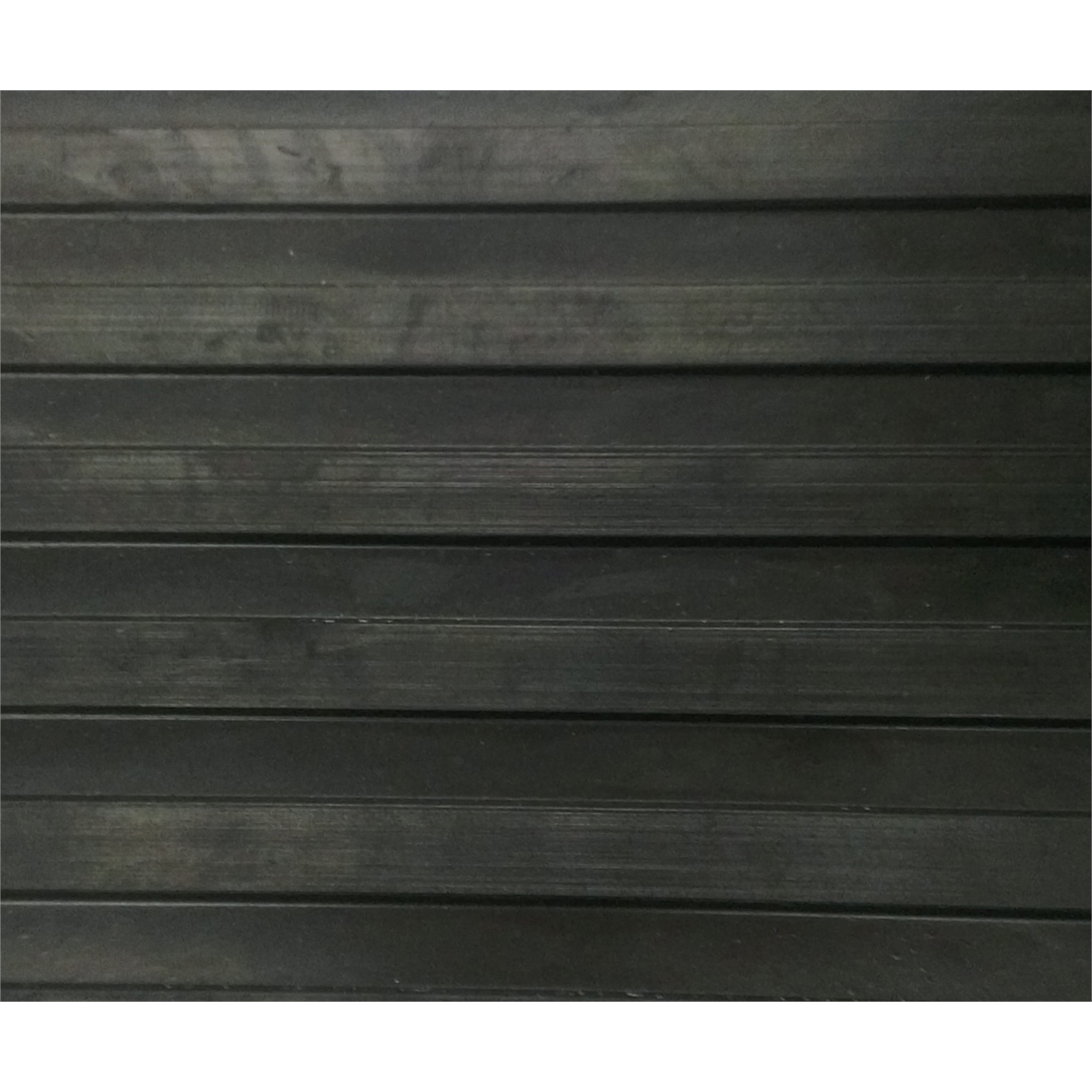 Ideal 1m Black Large Rib Fluted Rubber Matting Sheet