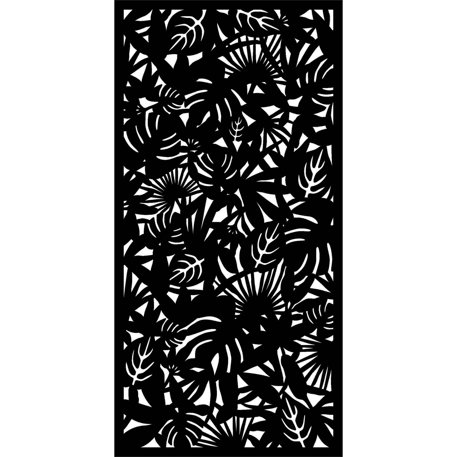 Jack Matrix 2410 x 1205mm Charcoal Rainforest Screen Panel with Frame
