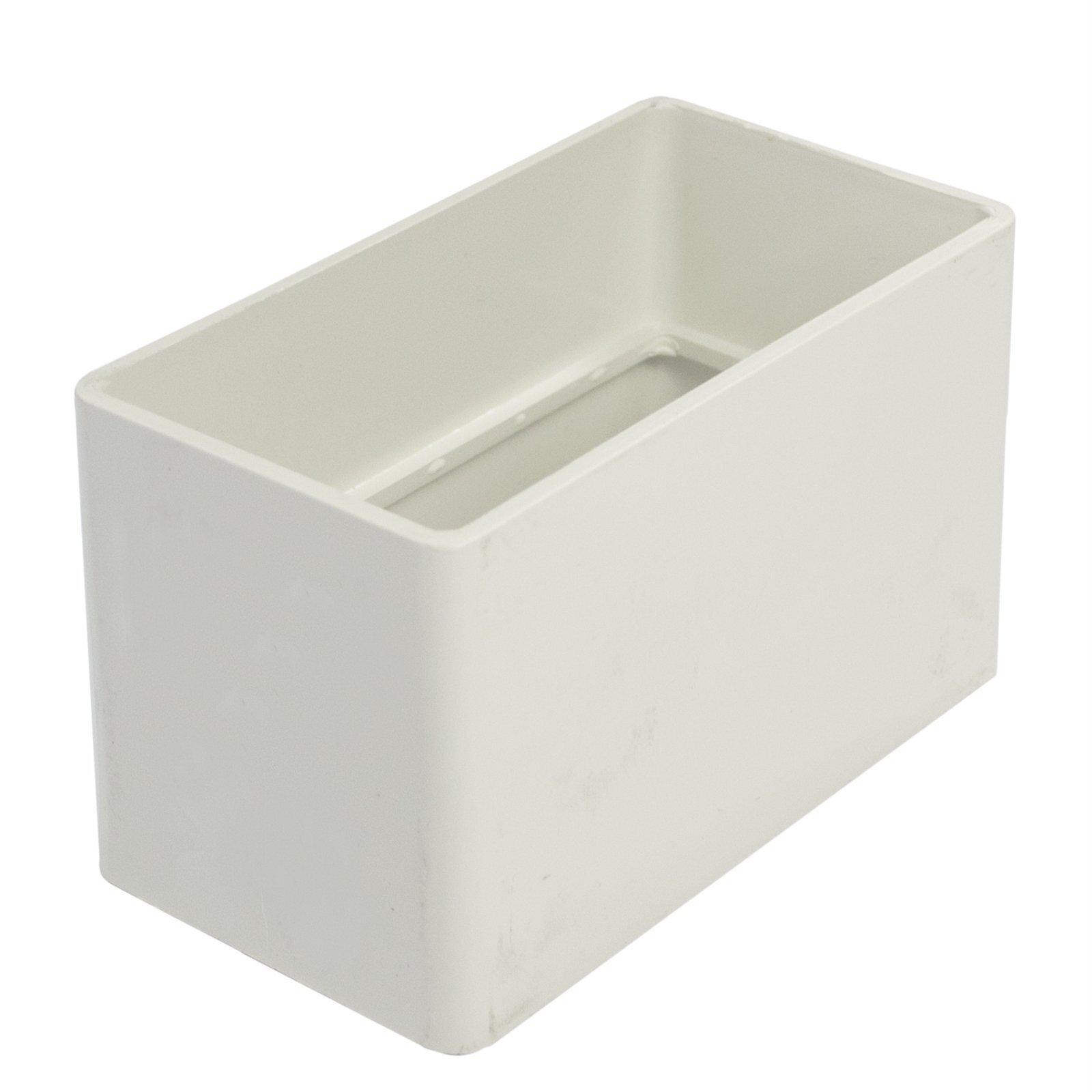 Icon Plastics PVC Square Socket Coupling D/End Downpipe