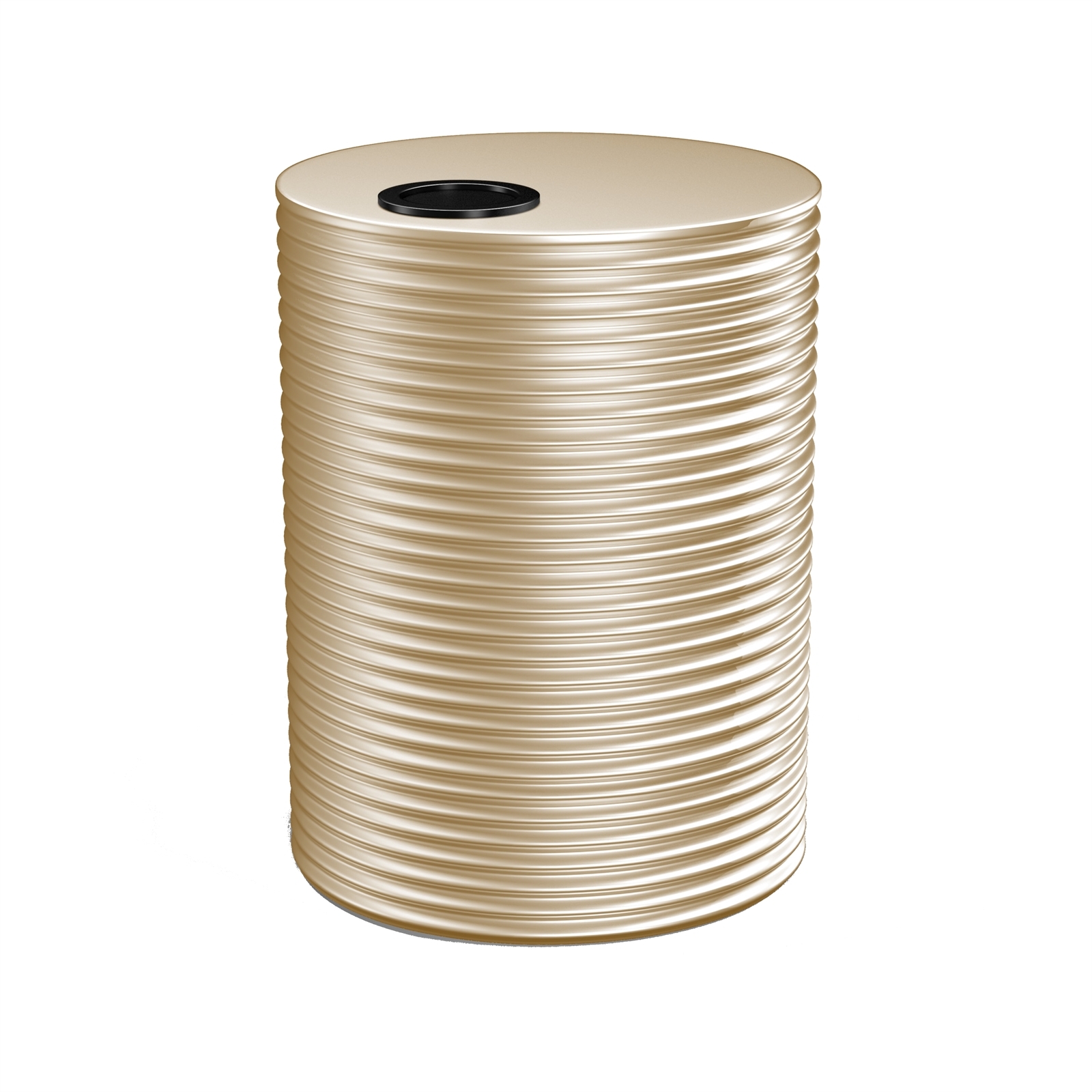 Kingspan 1000L Round Steel Water Tank - Paperbark 900mm x 1860mm